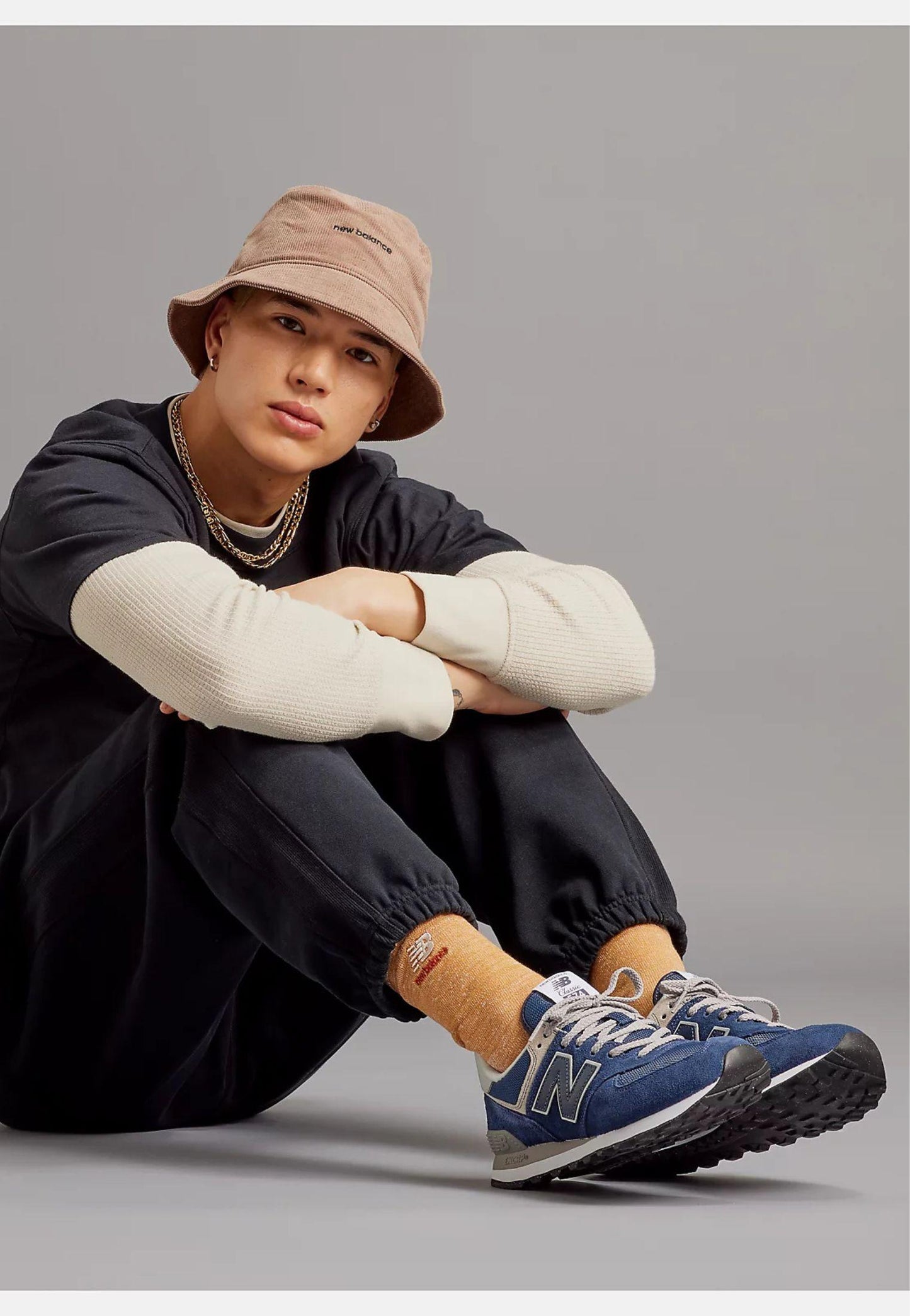 Sneakers Scarpe uomo 574 Core Blu New Balance P25 ML574EVN VN NEW BALANCE