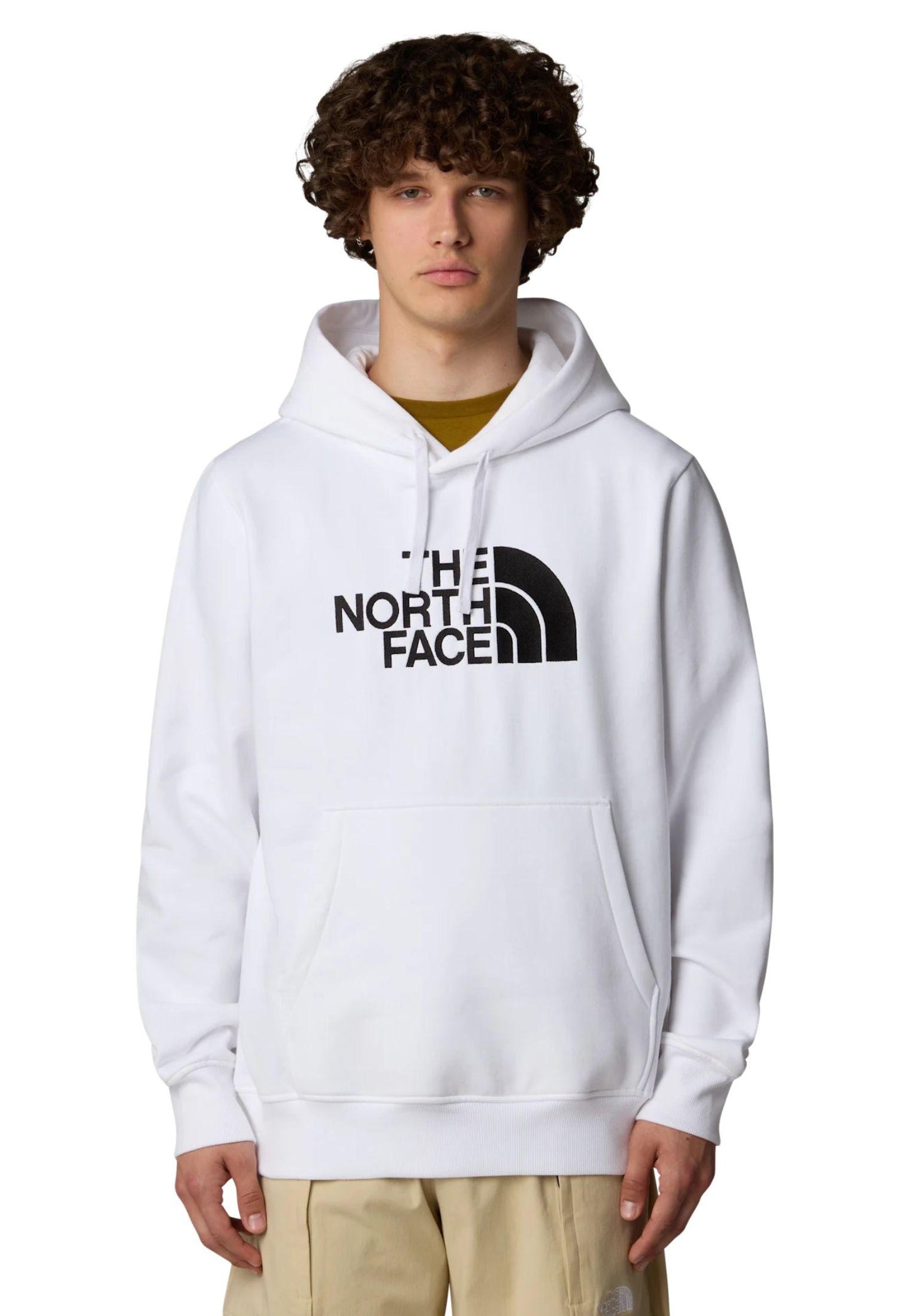 Felpa con cappuccio bianco Drew Peak The North Face A24 NF0A89EMLA91 NFLA9NFLA9 THE NORTH FACE