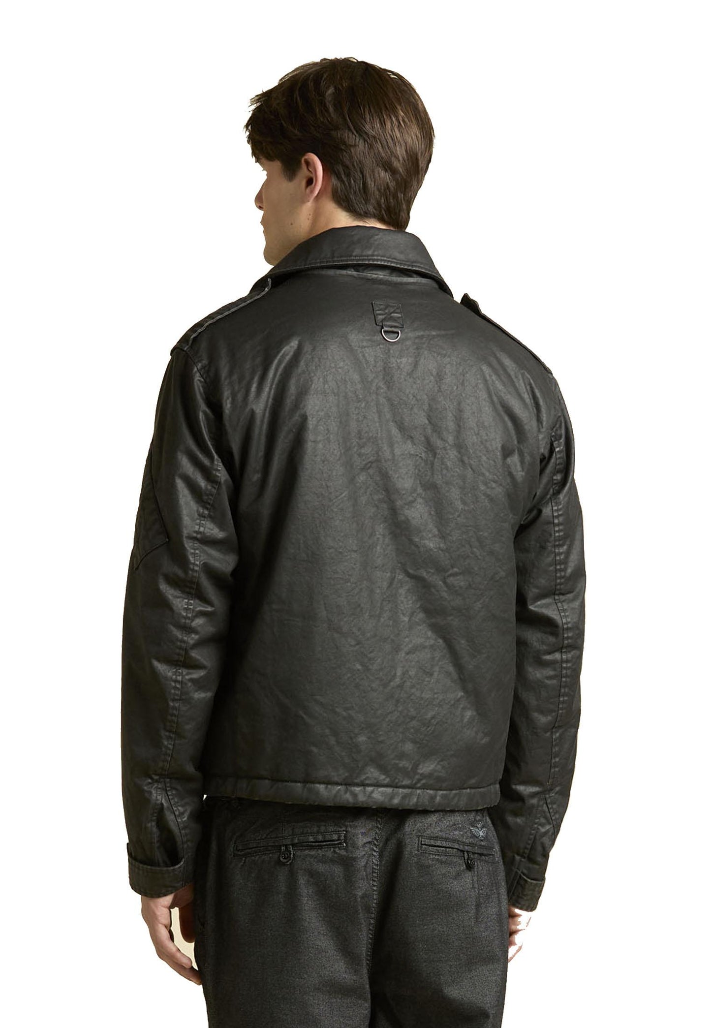 Giubbino imbottito nero cotone Aeronautica Militare A25 252AB3019UCT04215 3430034300 AERONAUTICA MILITARE