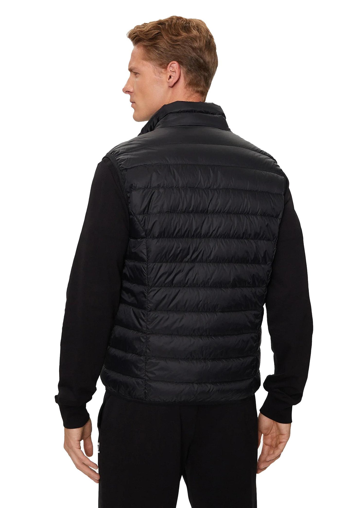 Smanicato gilet piuma d'oca nero Core Identity EA7 Armani P25 8NPQ06 PNGPZ 12001200 EA7