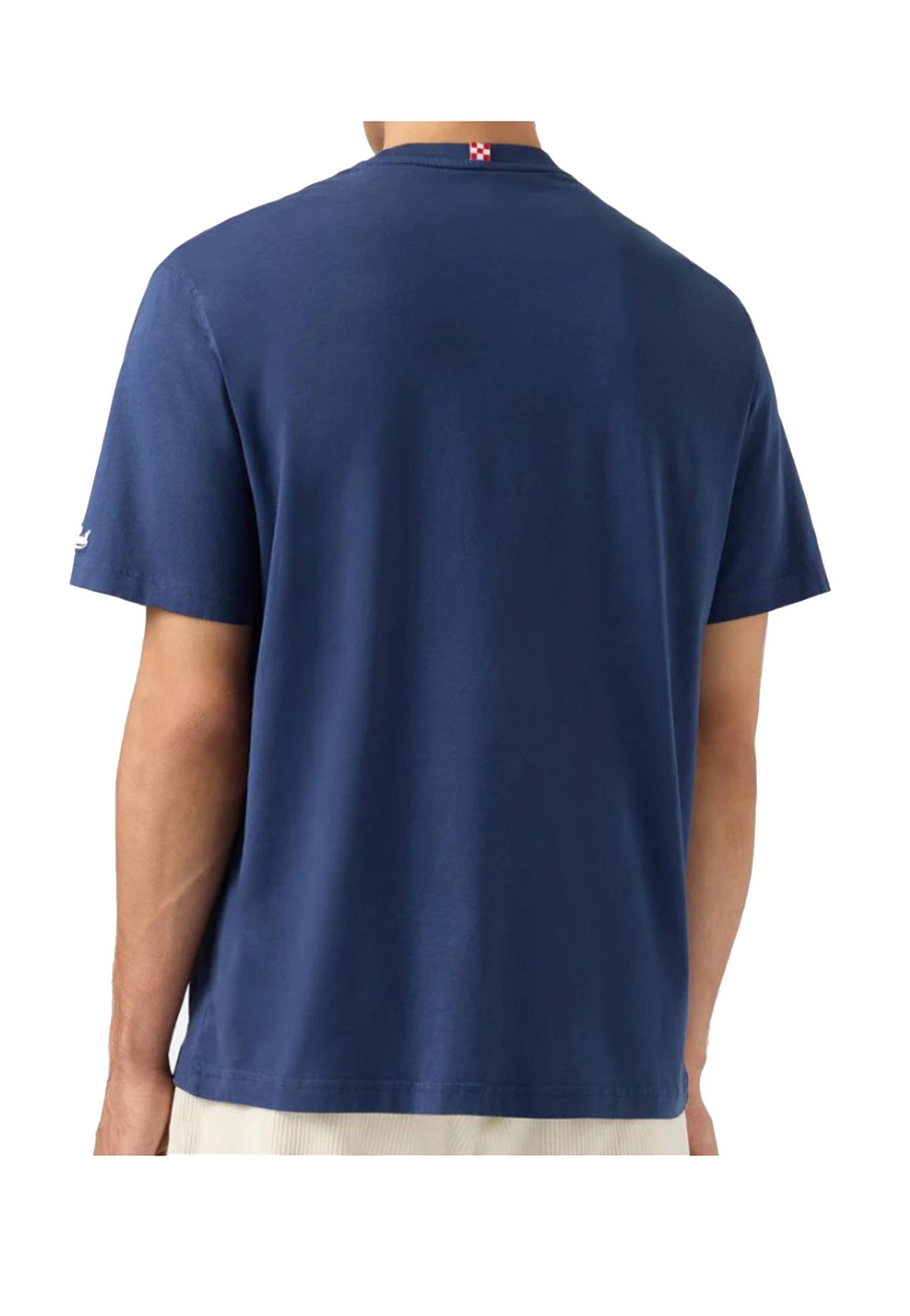 T-shirt girocollo blu Arnott Warm cotone MC2 Saint Barth A25 ARN0004 03031I03031I MC2