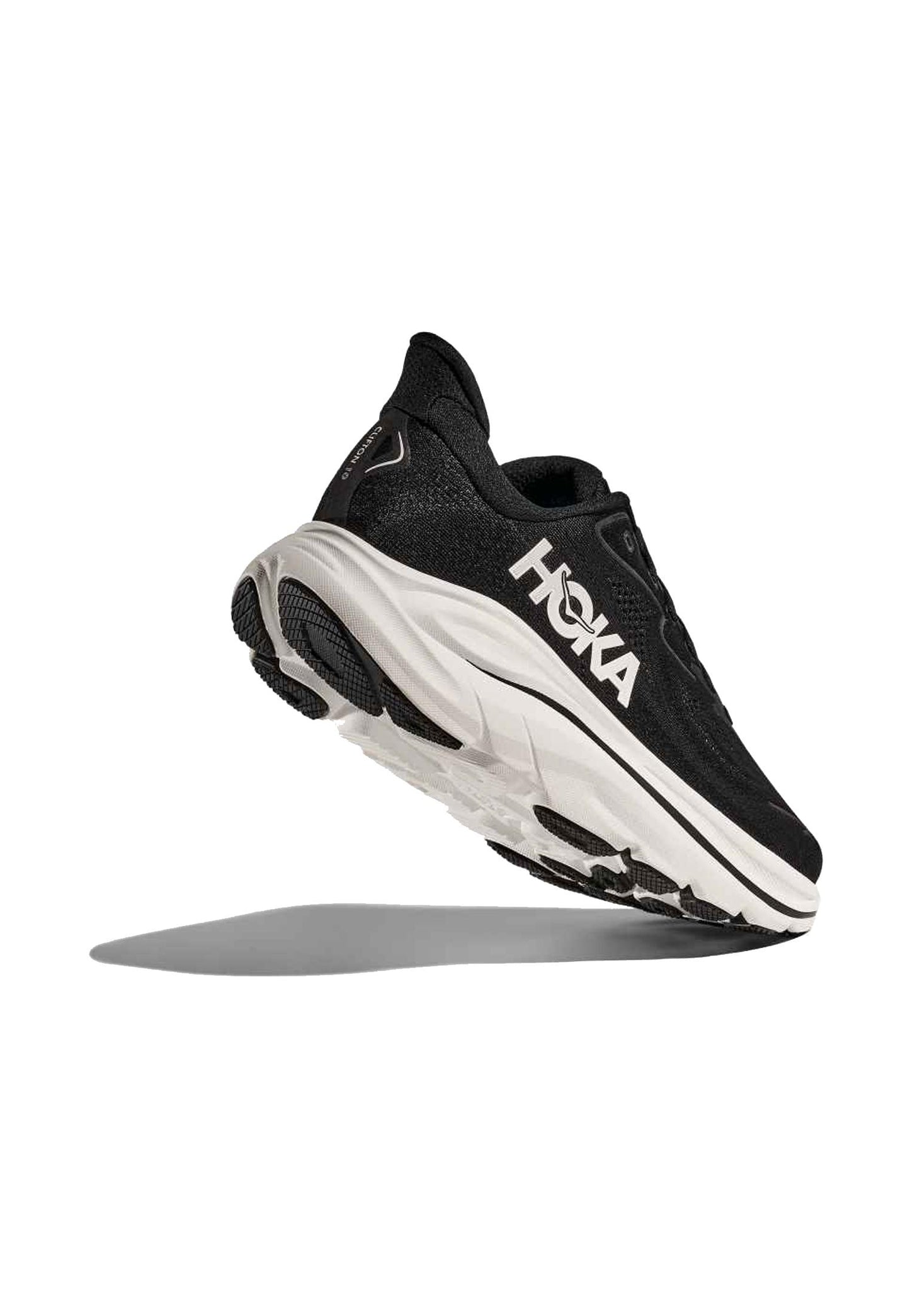 Scarpa nera da corsa running M CLIFTON 10 Hoka A25 1162030 BWHTBWHT HOKA