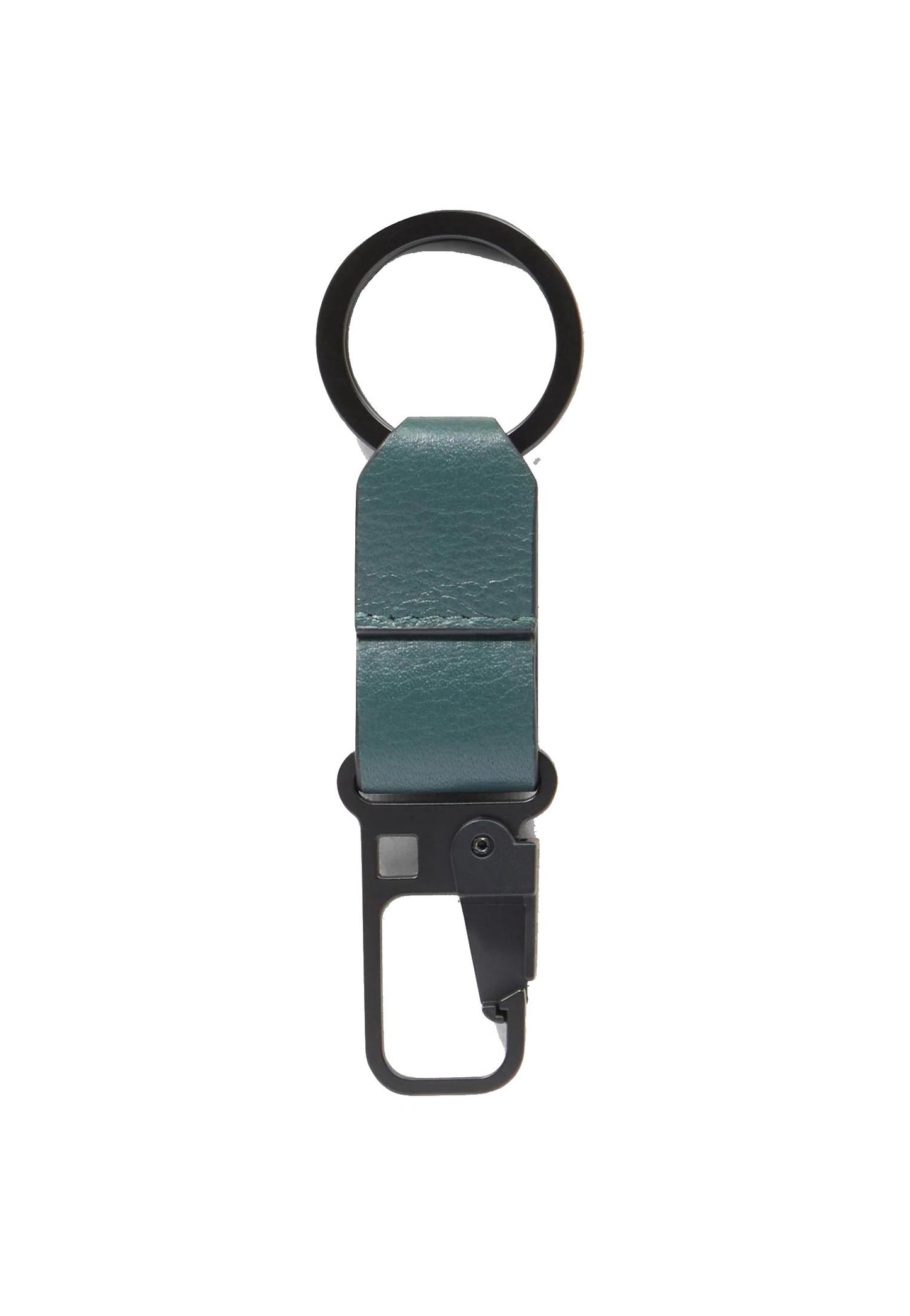 Moschettone portachiavi in pelle verde Piquadro A25 PC6846W137 VEVE PIQUADRO