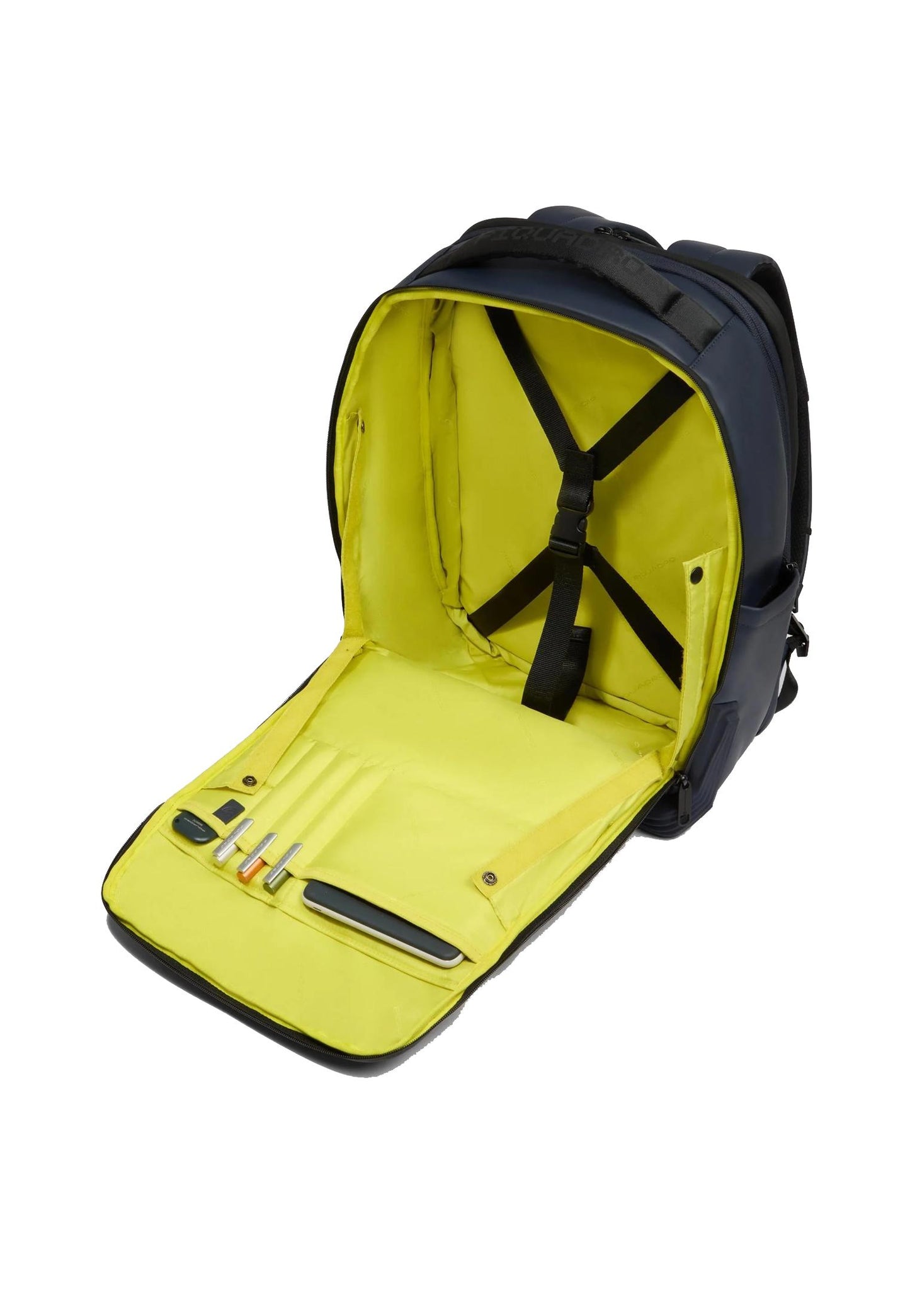 Zaino blu da viaggio espandibile porta pc e iPad® in tessuto resistente all'acqua Piquadro A25 CA6800C2OW BLUBLU PIQUADRO