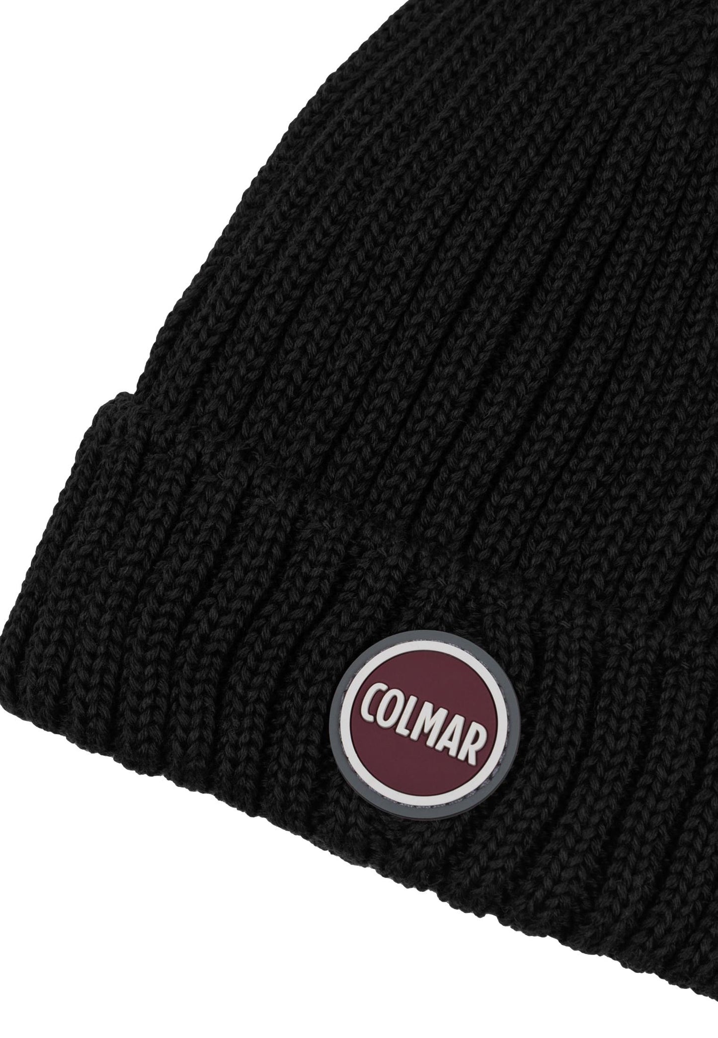 Berretto a coste con risvolto unisex nero Colmar A25 5096N 2YB99 COLMAR ORIGINALS