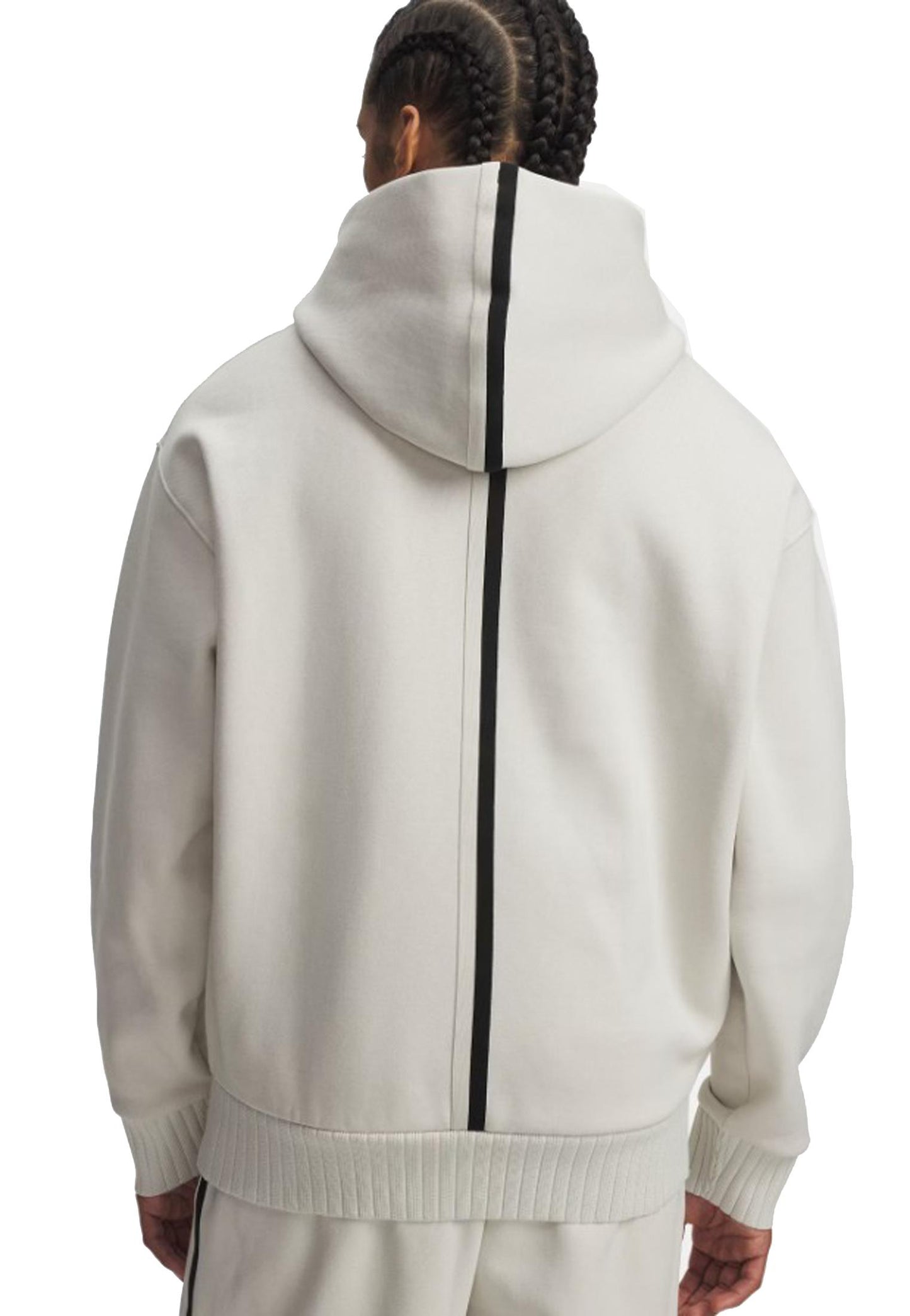 Felpa con cappuccio bianca Icon Heavy Rib Under Armour A25 77-6008900 01100110 UNDER ARMOUR