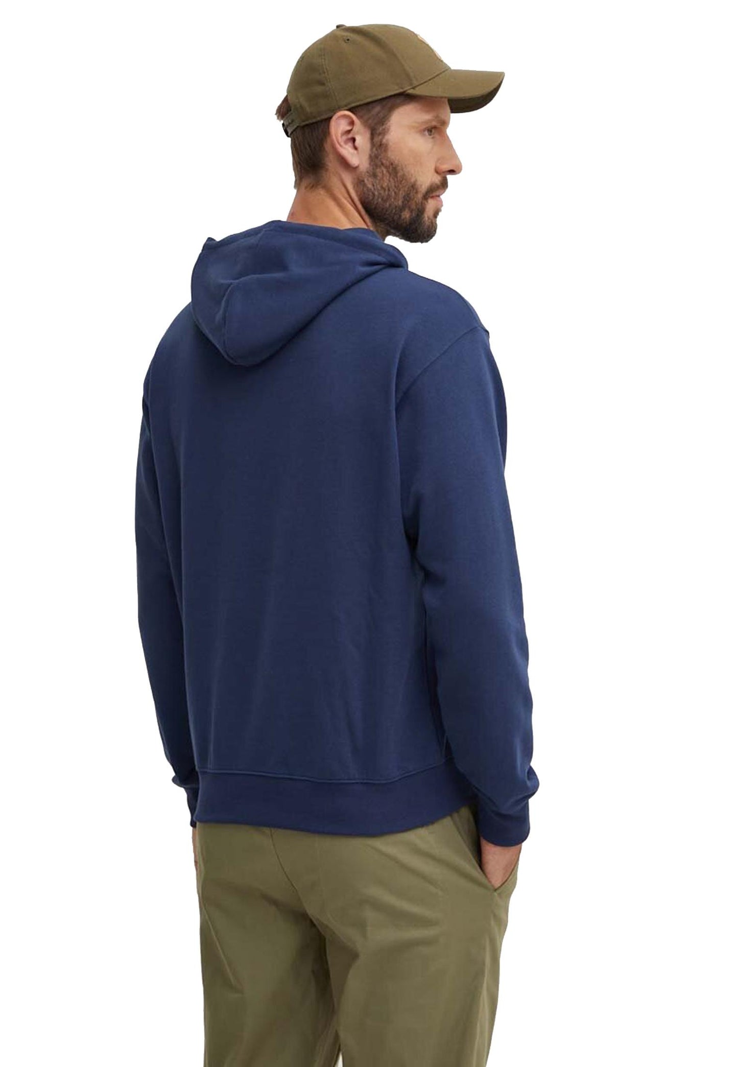 Felpa con cappuccio blu cotone Sport Essential New Balance P25 MT41508NNY NBNAVY NEW BALANCE