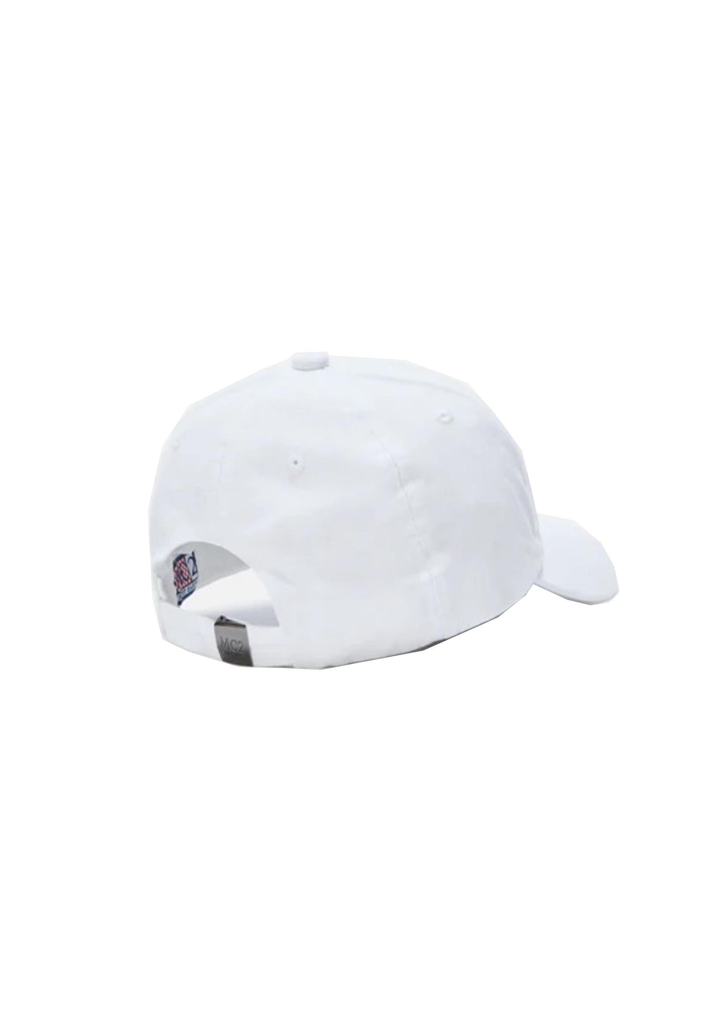 Cappellino bianco da baseball cotone Davis visiera MC2 Saint Barth P26 DAS0004 07565L07565L MC2