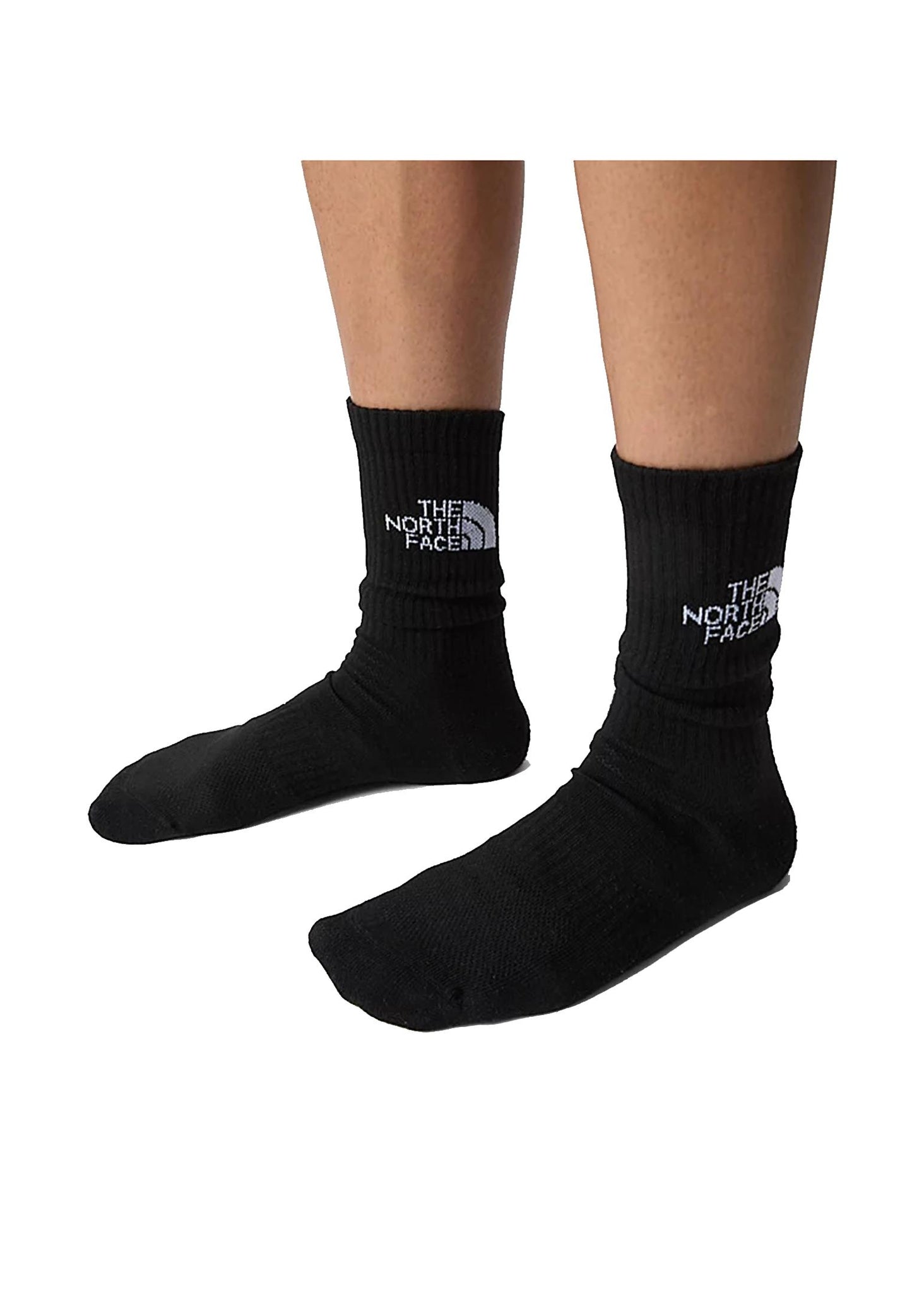 Calze multi sport cushion crew pacco da 3 neri The North Face P24 NF0A882HJK31 NFJK3NFJK3 THE NORTH FACE