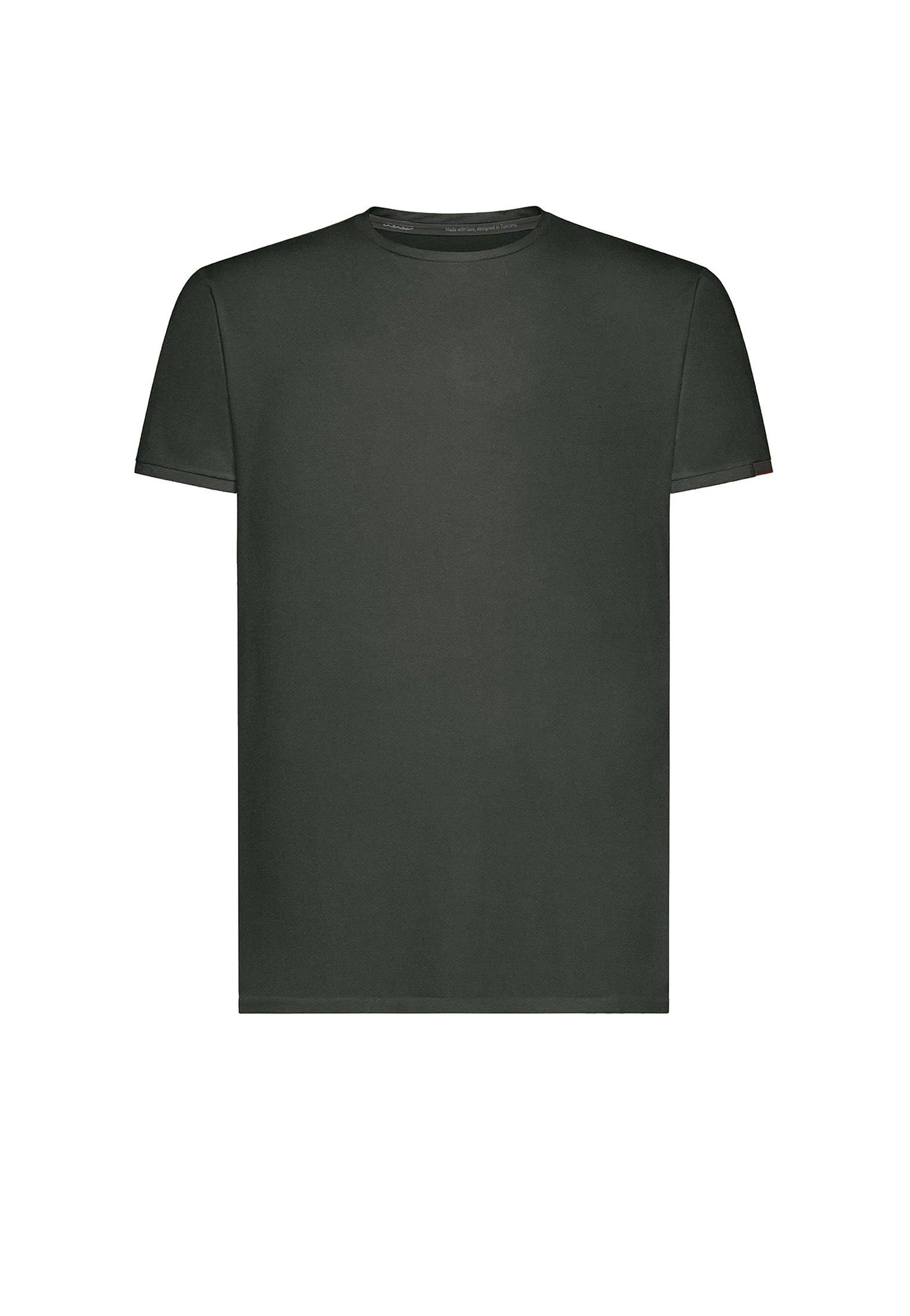 T-shirt girocollo verde elasticizzata Oxford Logo RRD P26 26216 2020 RRD