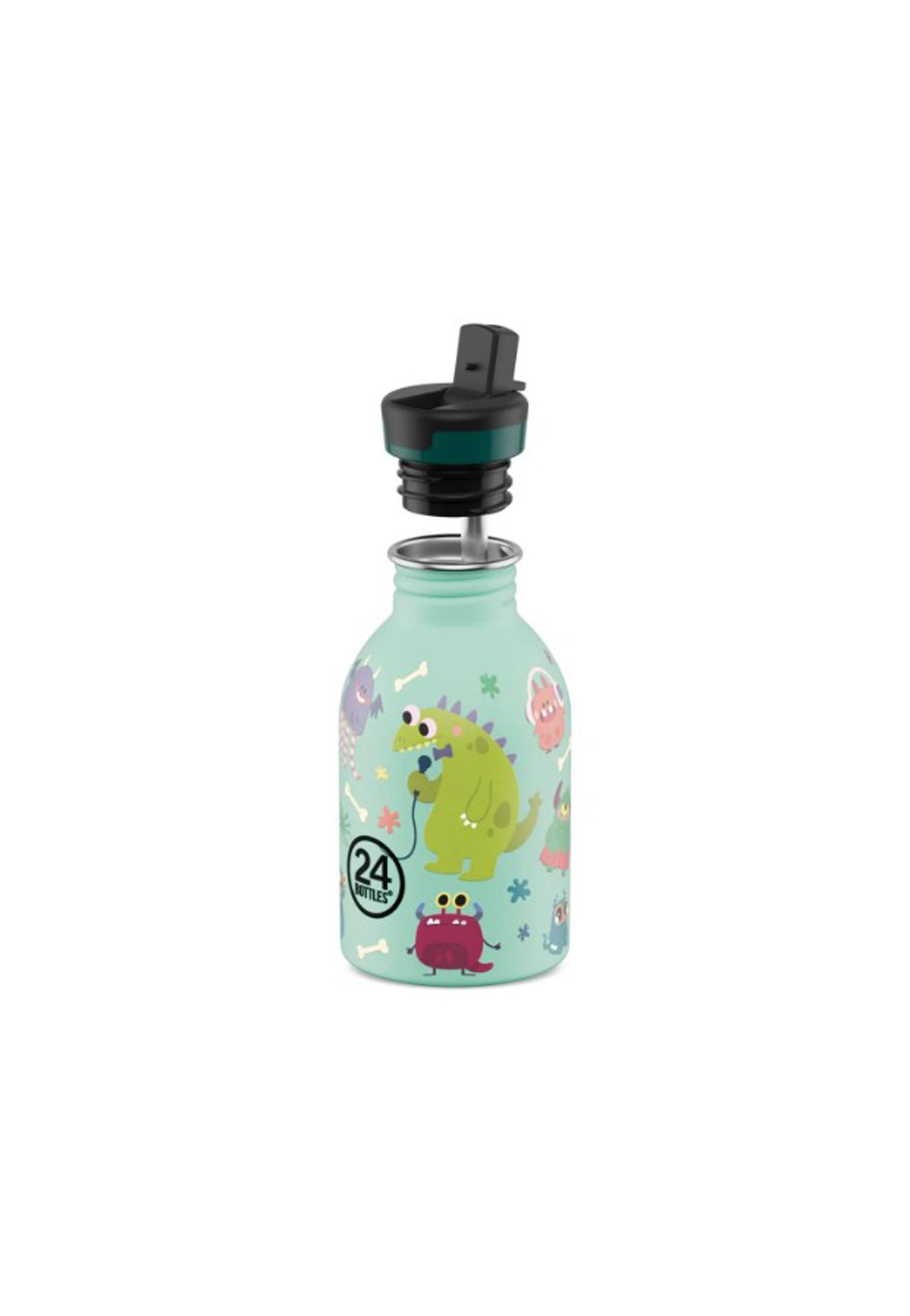 Borraccia per bambini verde leggera Urban Bottle Spooky Friends 250 ml 24Bottles 2380-SPOOKY 250 MLSPOKY 24BOTTLES