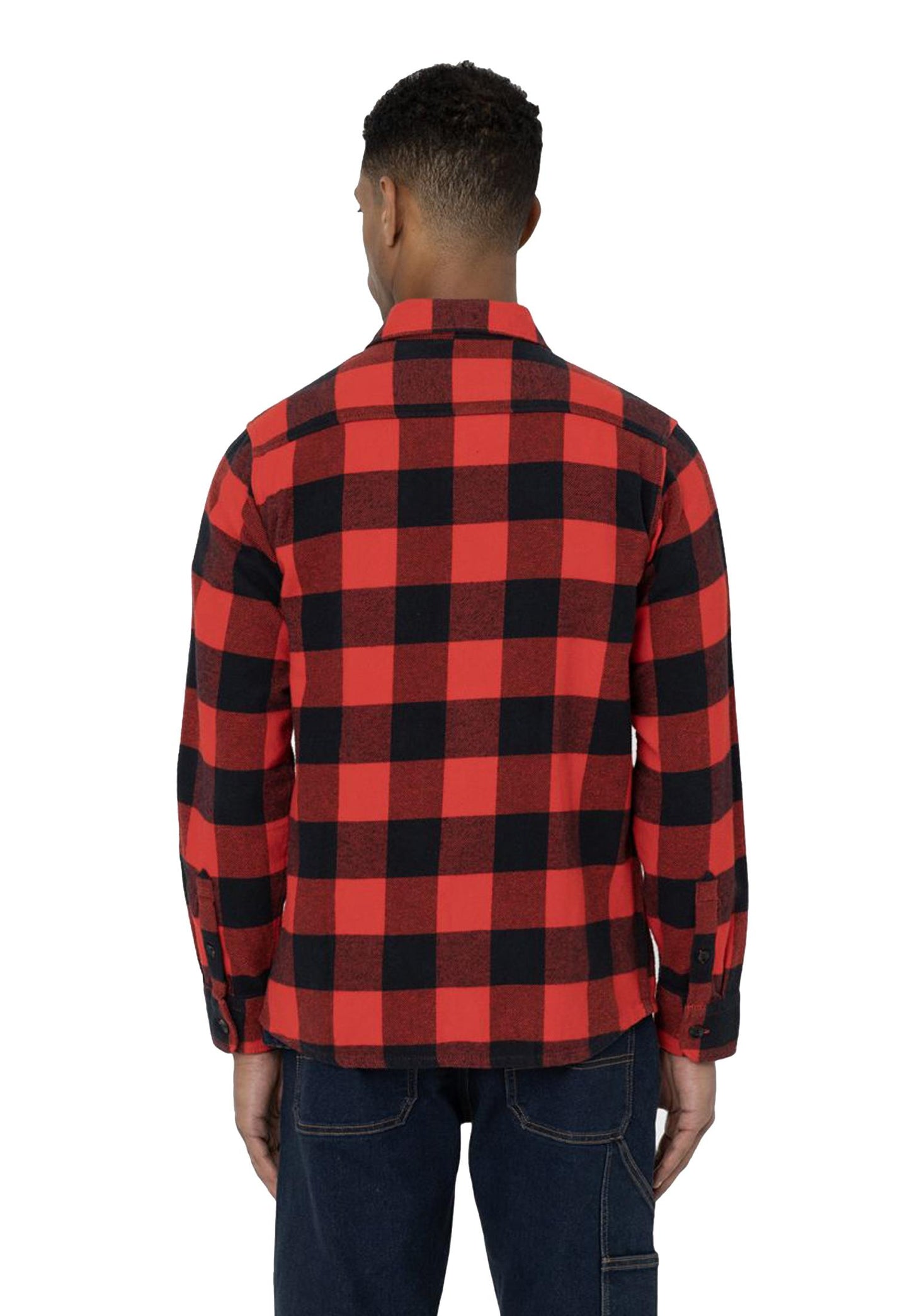 Camicia a quadri in flanella rossa Sacramento Dickies A25 DK0A4XDZRDX1 DKRDXDKRDX DICKIES