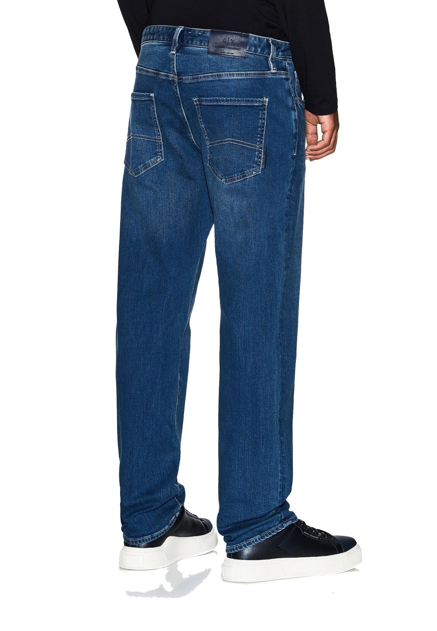 Pantaloni jeans denim straight Armani Exchange A25 XM000069 AF14266 MB001MB001 ARMANI EXCHANGE