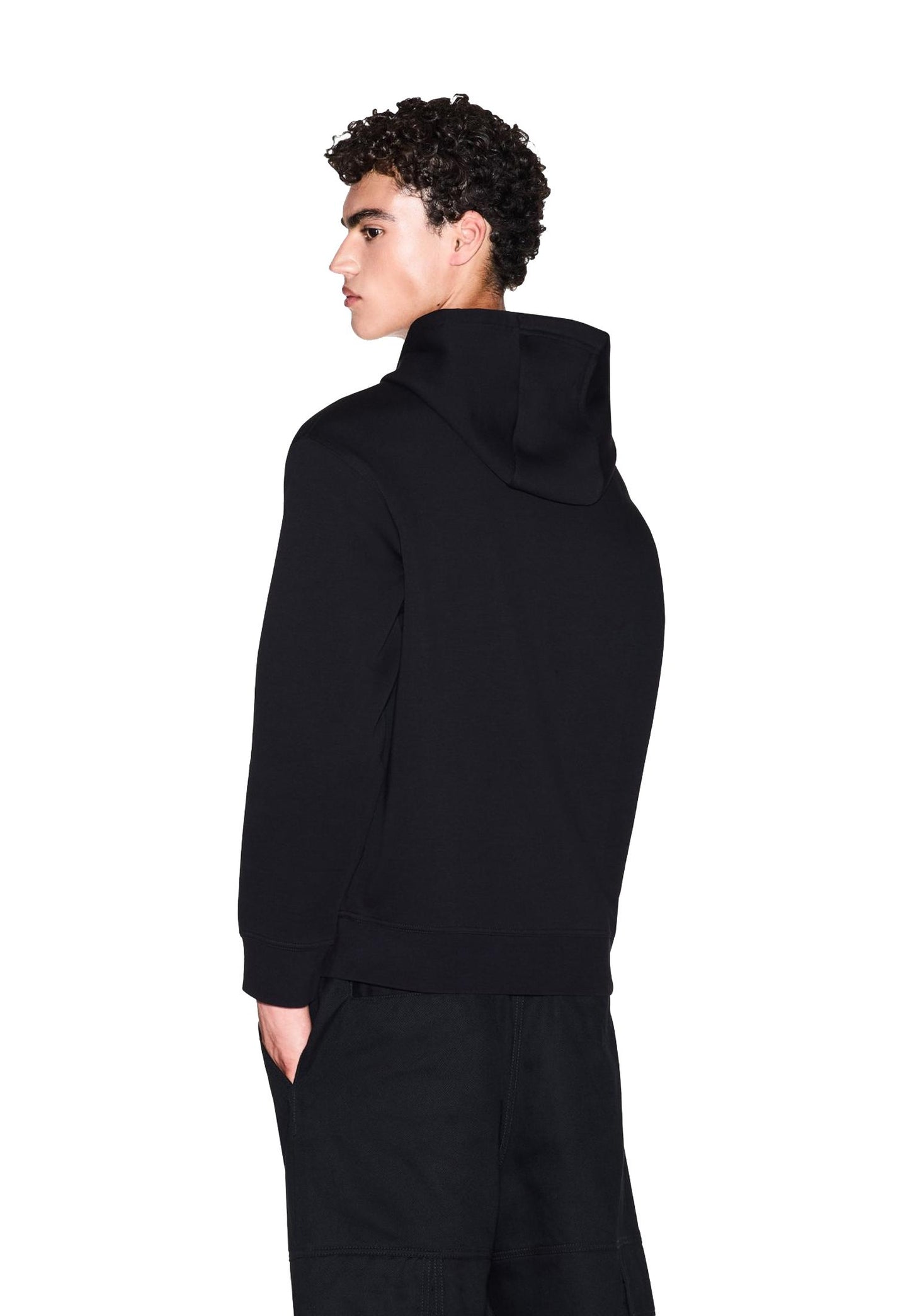 Felpa con cappuccio nera misto cotone Armani Exchange A25 XM000369 AF10818 UC001UC001 ARMANI EXCHANGE