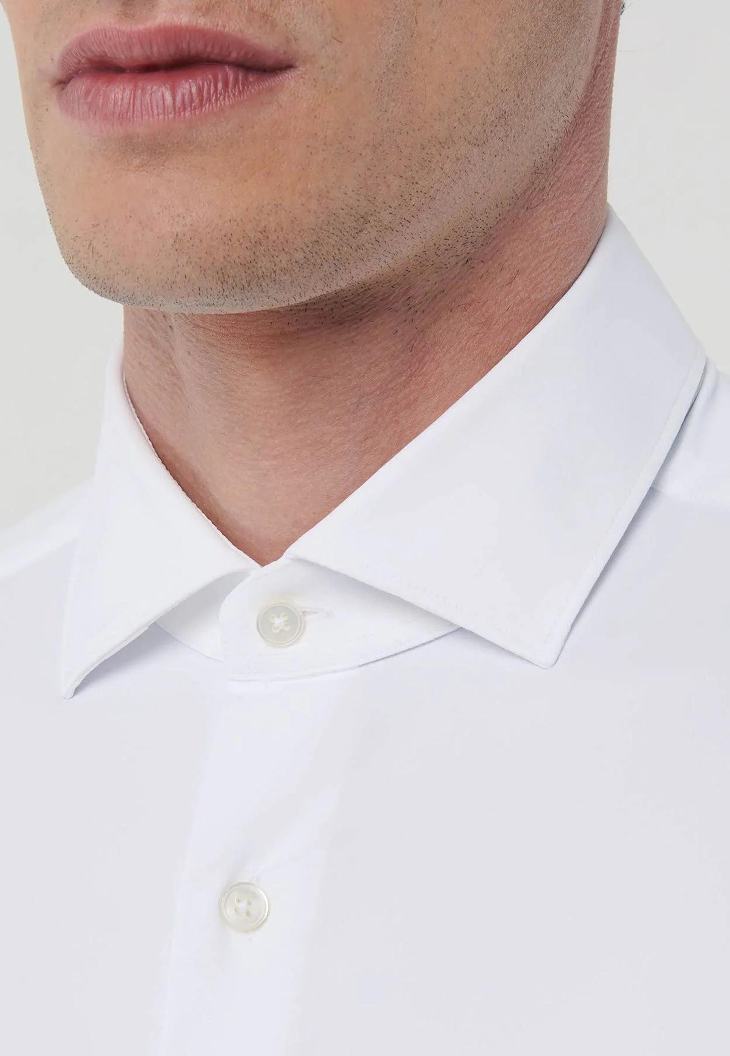 Camicia bianca collo francese Active Shirt Xacus A25 ACT558ML/11460 // 001 XACUS