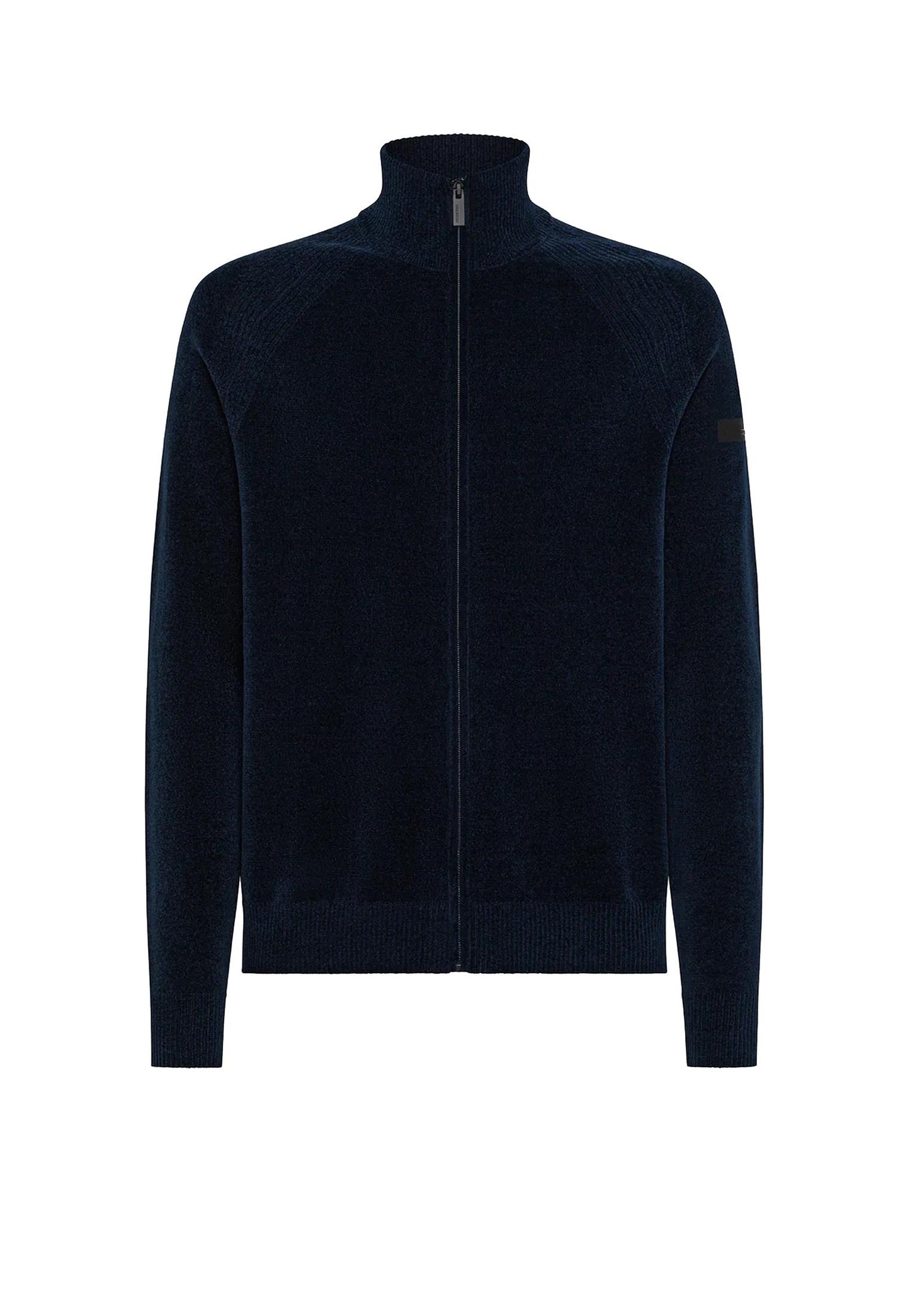 Dolcevita maglia full zip blu scuro RRD A25 W25134 6060 RRD