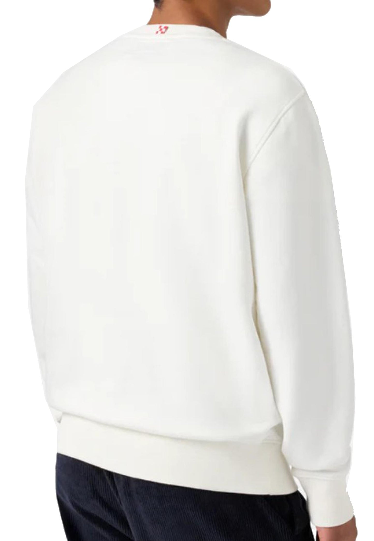 Felpa girocollo bianca Sono un Uomo di Polso MC2 Saint Barth A25 SOH0004 00683I00683I MC2