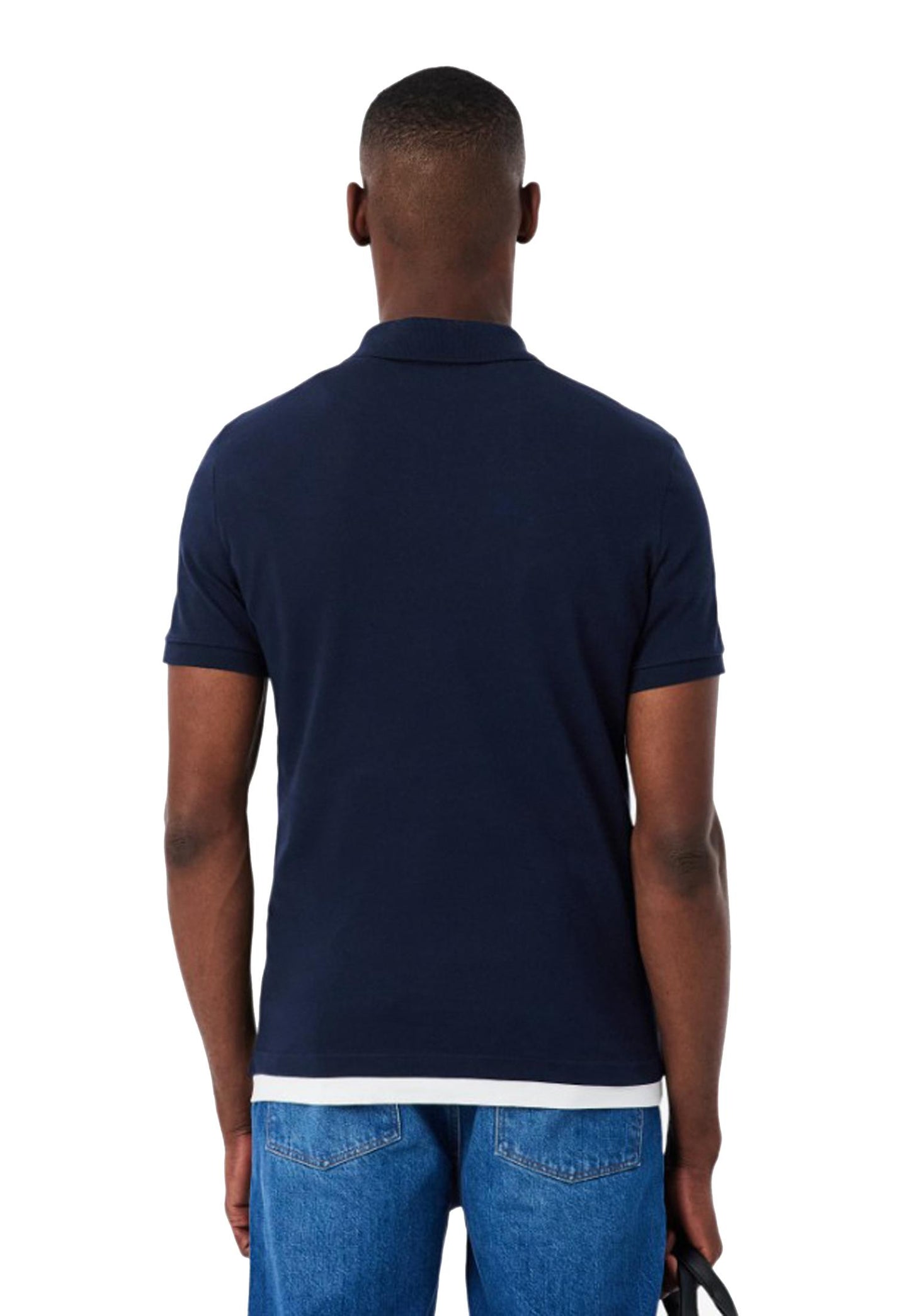 Polo blu cotone slim fit Lacoste P26 PH4012 166166 LACOSTE