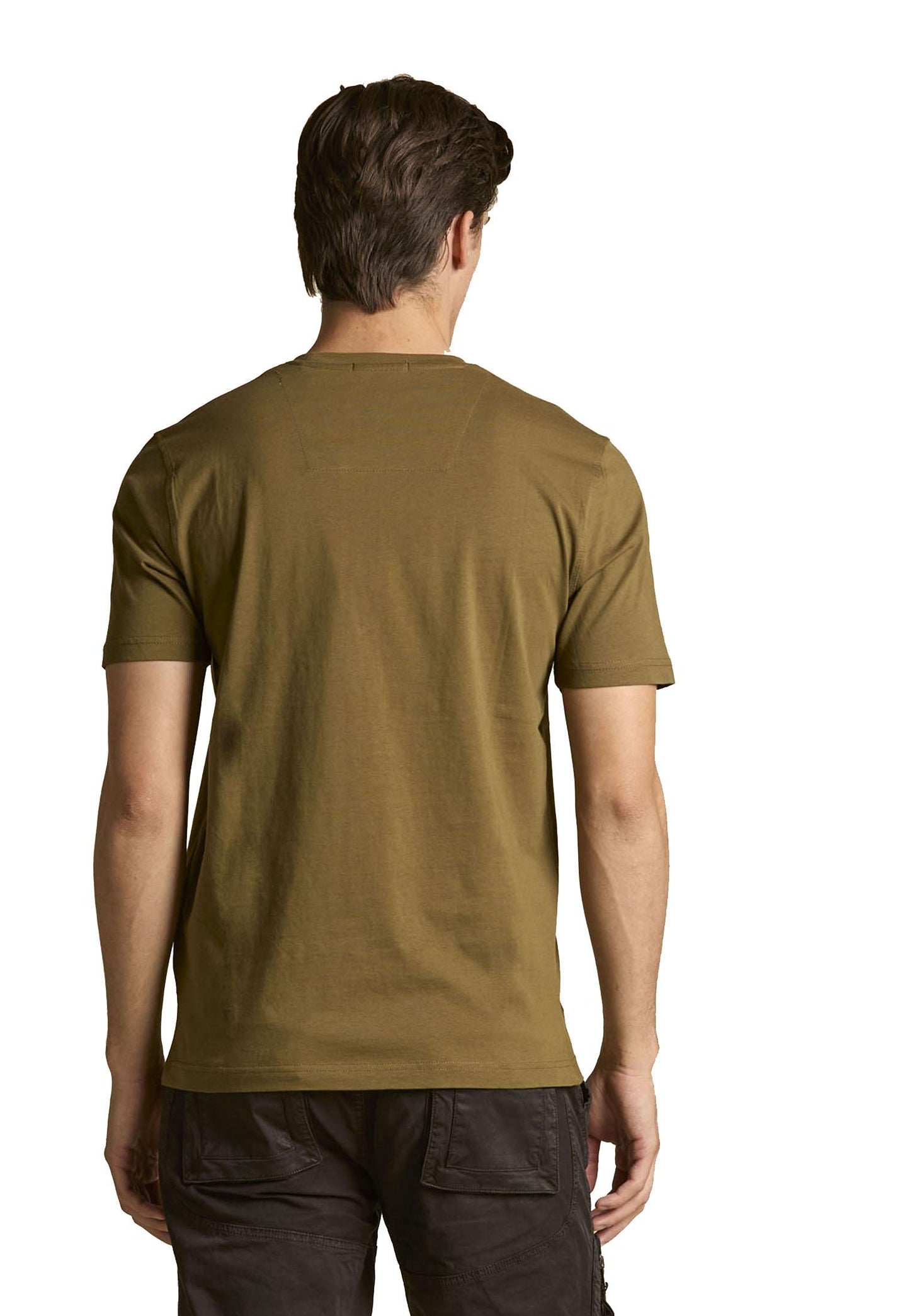 T-shirt girocollo stampata verde oliva Aeronautica Militare A25 252TS2479UJ00641 0719807198 AERONAUTICA MILITARE