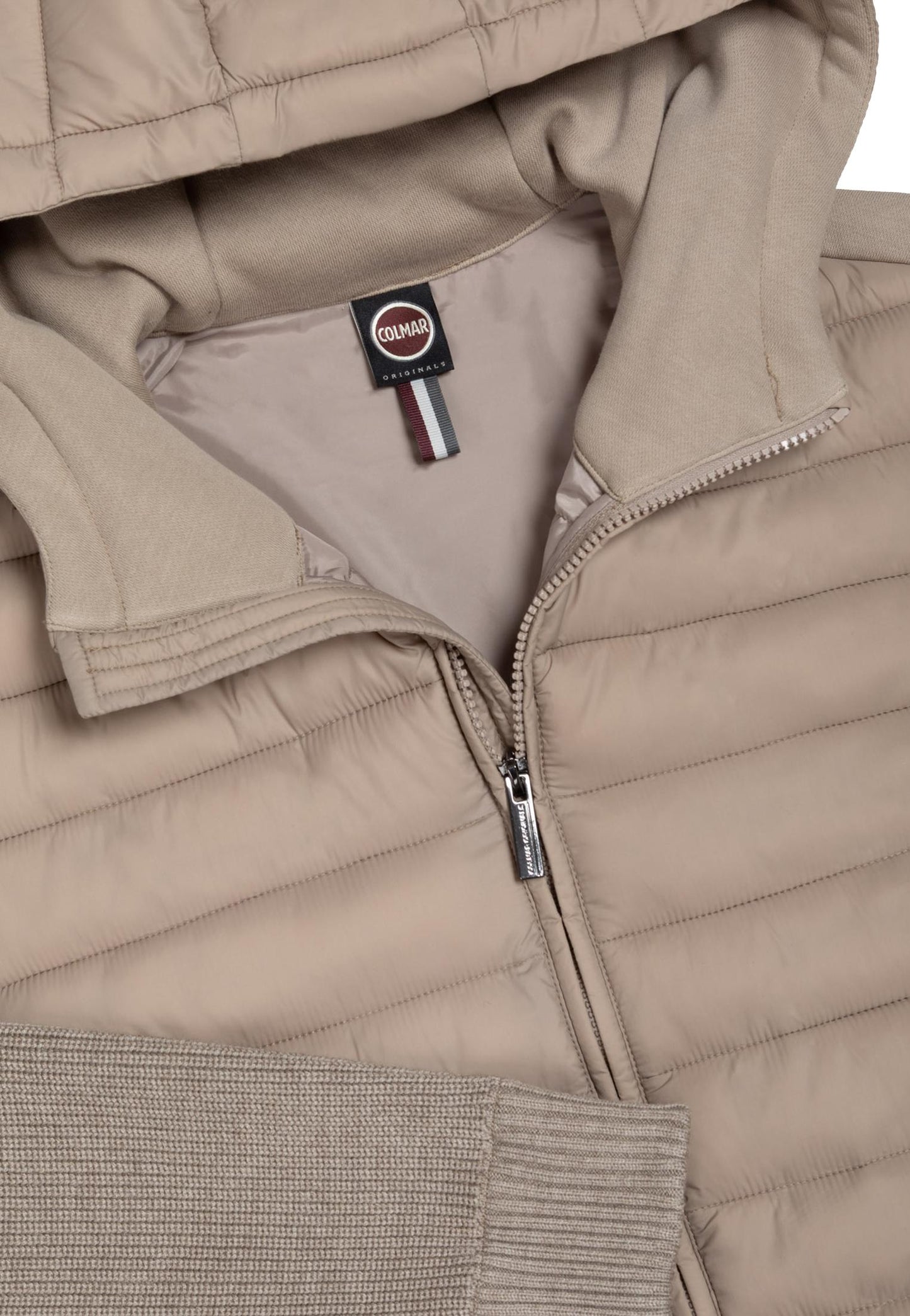 Giacca con cappuccio e maniche maglia beige Colmar A25 1112 8ZX731 COLMAR ORIGINALS