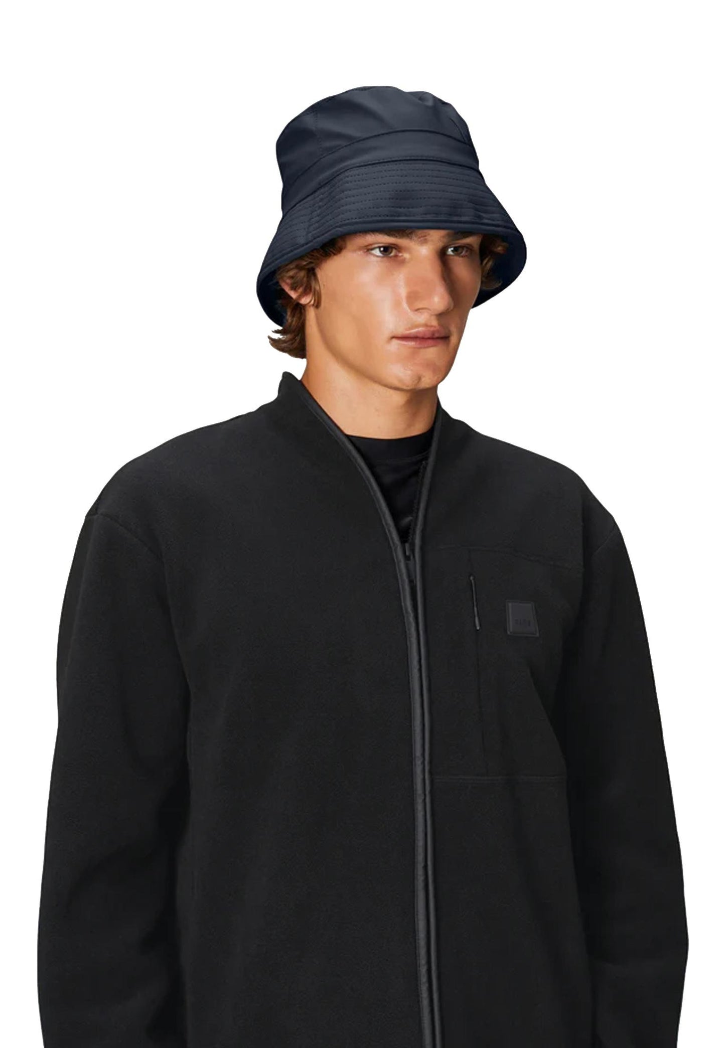 Cappello pescatora blu Bucket hat impermeabile Rains P24