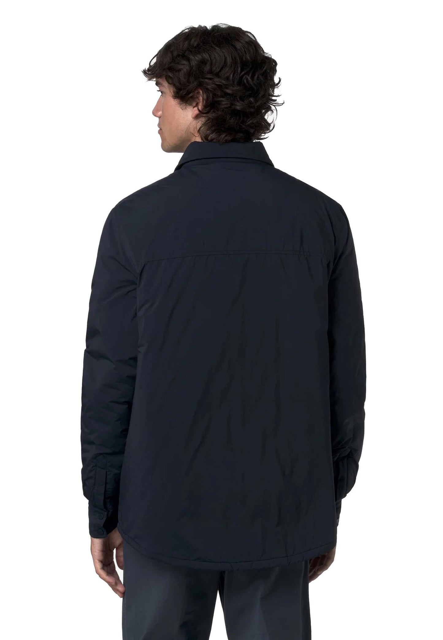 Giacca sovracamicia invernale impermeabile blu Umbert Plain Warm K-Way A25 K2136JW K89K89 K-WAY