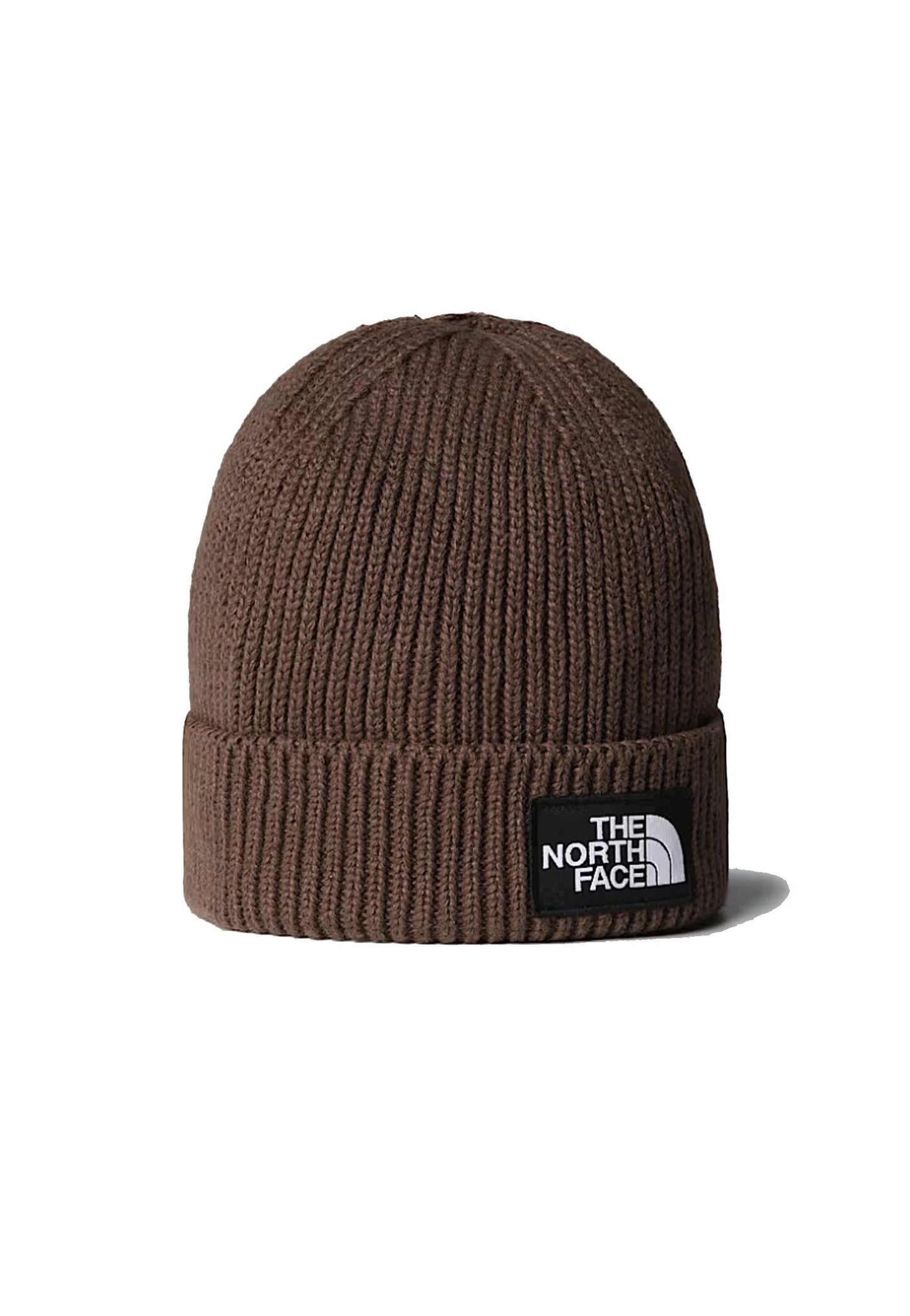 Berretto marrone con risvolto e logo box The North Face A25 NF0A8CHE1OI1 NF1OINF1OI THE NORTH FACE