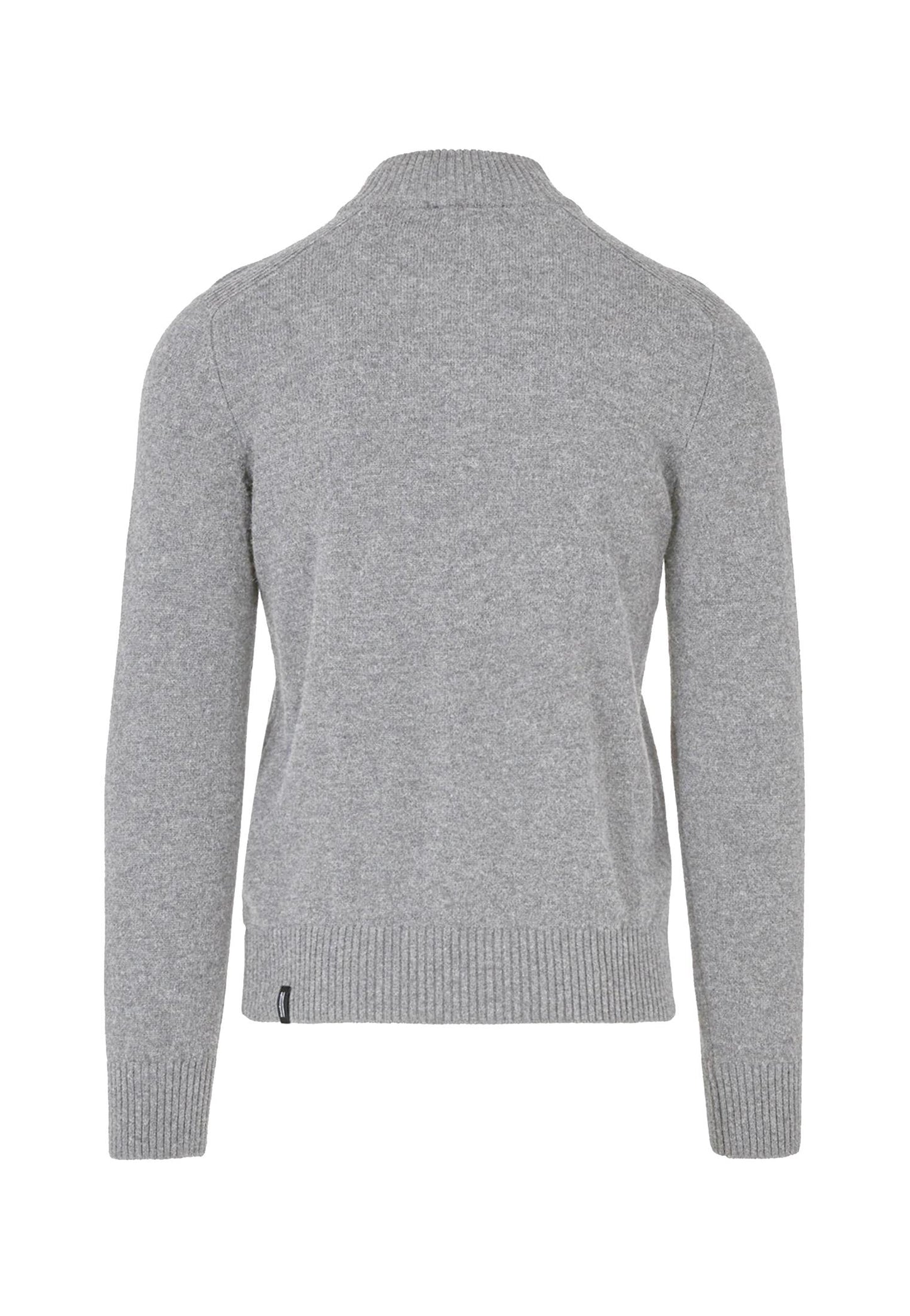 Maglione grigio lana merino con collo alto e bottoni Bomboogie A25 MM9307 KWM553 BOMBOOGIE