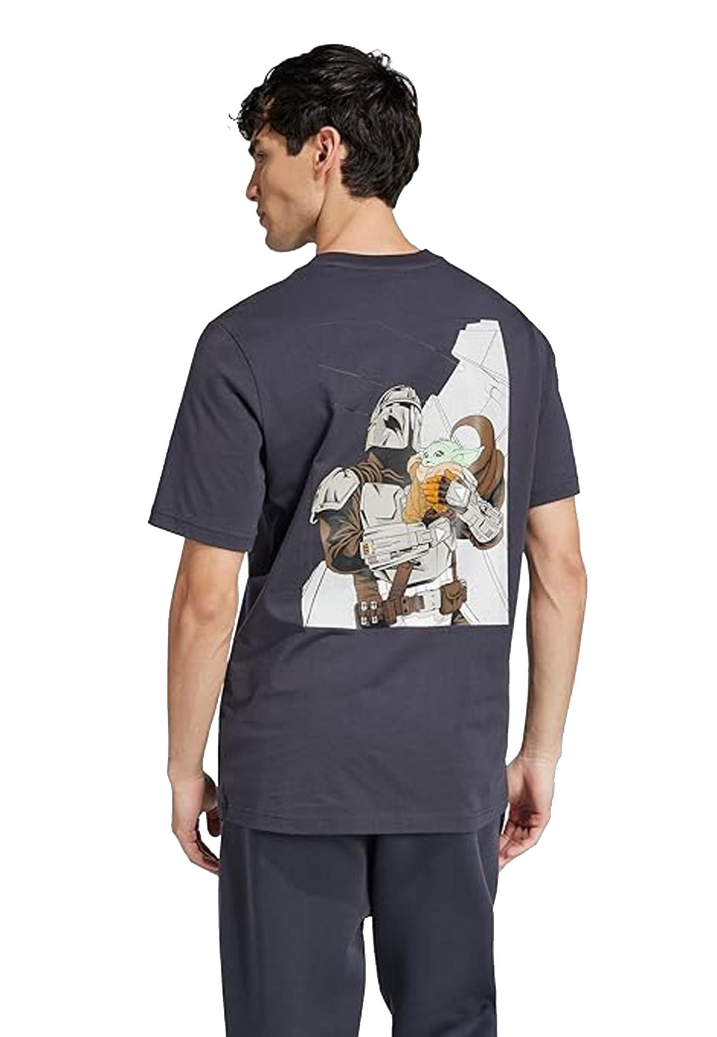 T-shirt grigia Star Wars Adidas P25 JI5716 NTGREY MTGREY ADIDAS