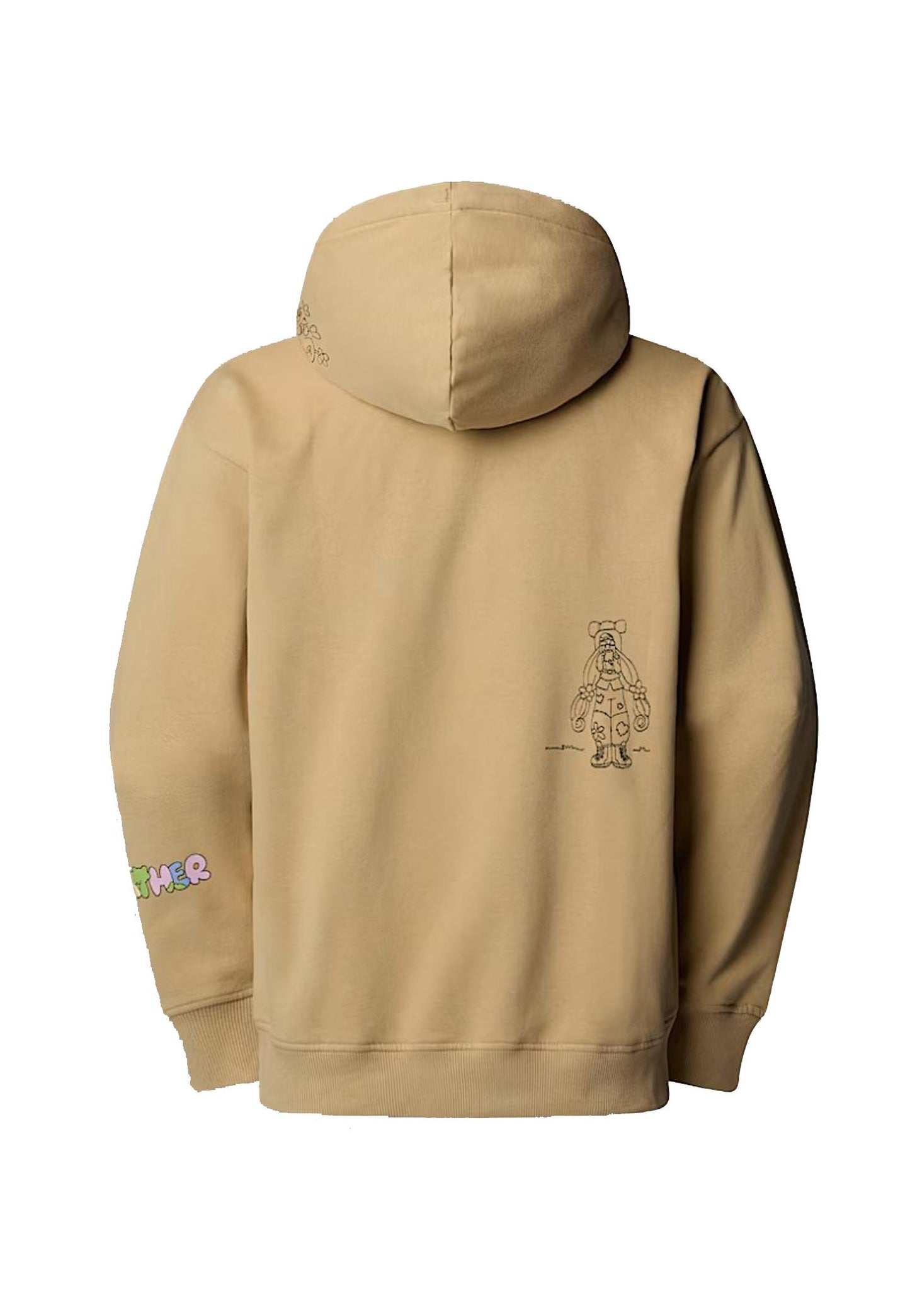 Felpa con cappuccio sabbia Mountain Cleanup oversized unisex The North Face P25 NF0A8C2VLK51 NFLK5NFLK5 THE NORTH FACE