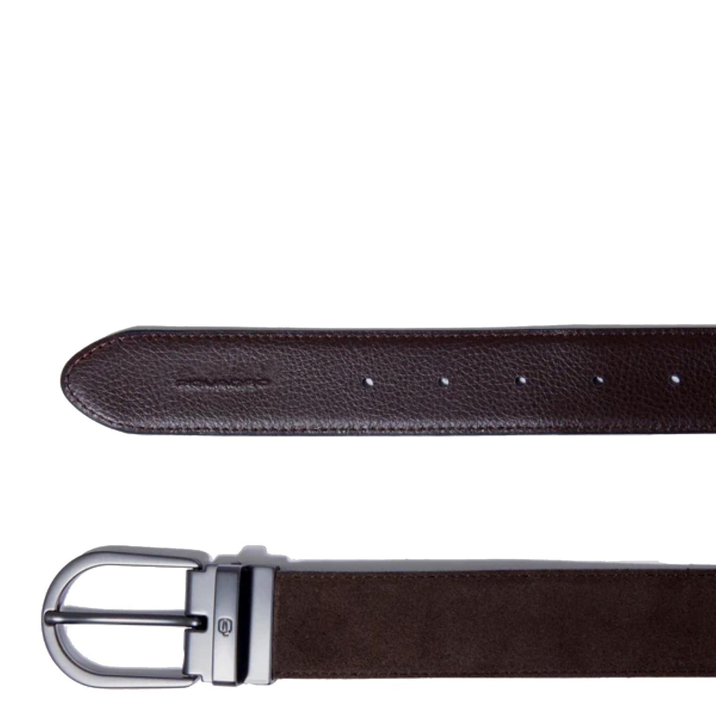 Cintura marrone in pelle scamosciata reversibile Piquadro A24 CU6527C107 M PIQUADRO