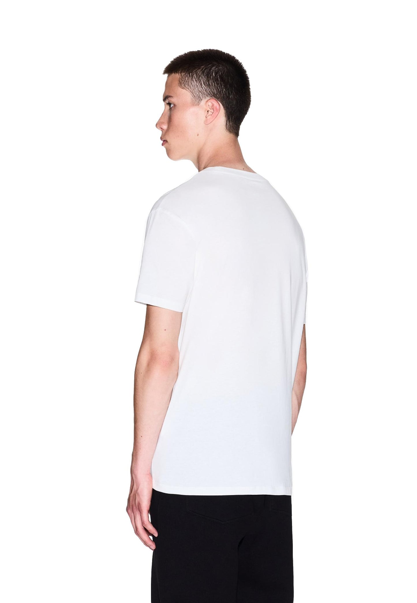 T-shirt girocollo bianca regular fit Armani Exchange A25 XM001403 AF16432 U0009U0009 ARMANI EXCHANGE