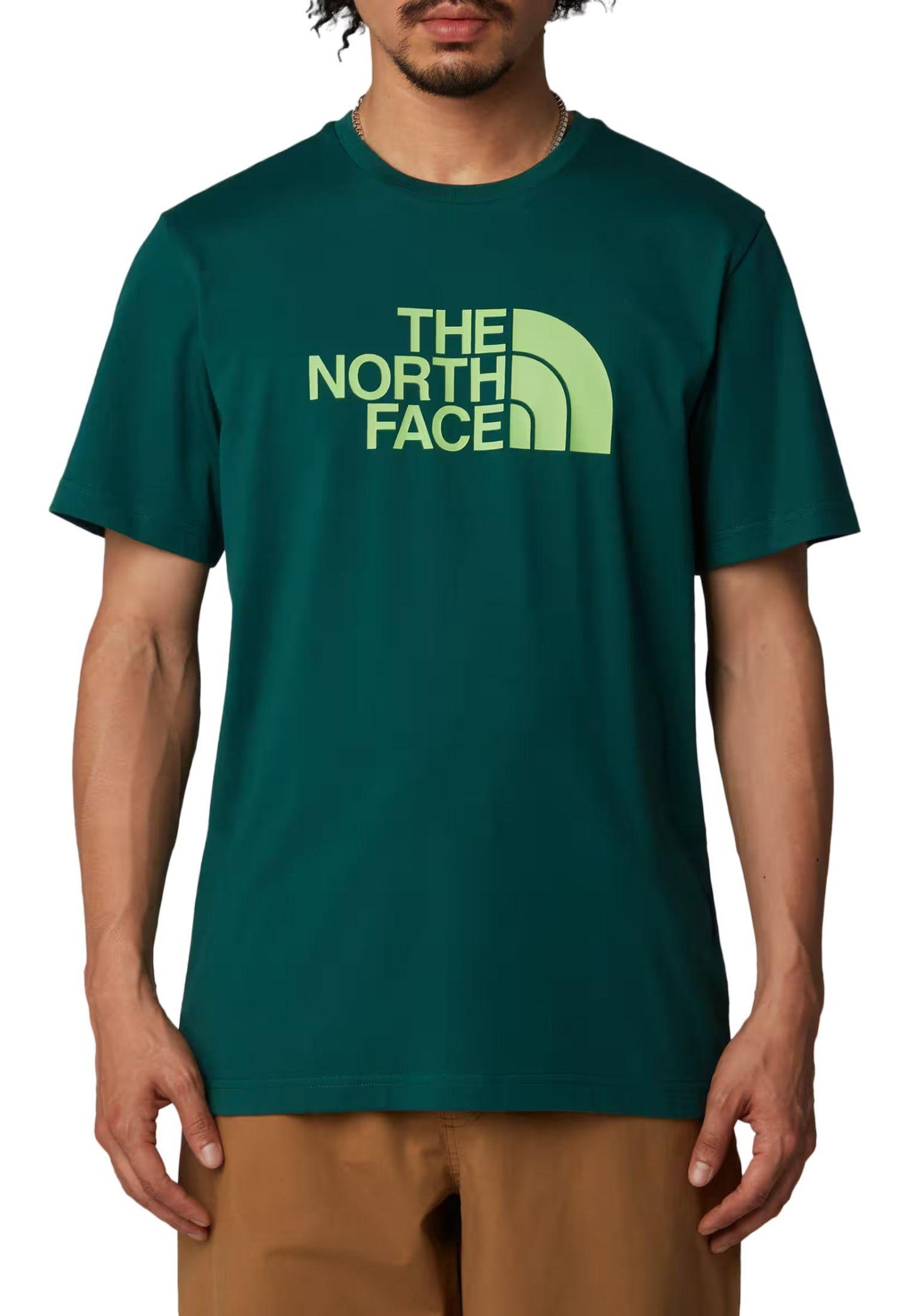 T-shirt Easy Tee verde The North Face P25 NF0A8A6CA6O1 NFA6ONFA6O THE NORTH FACE