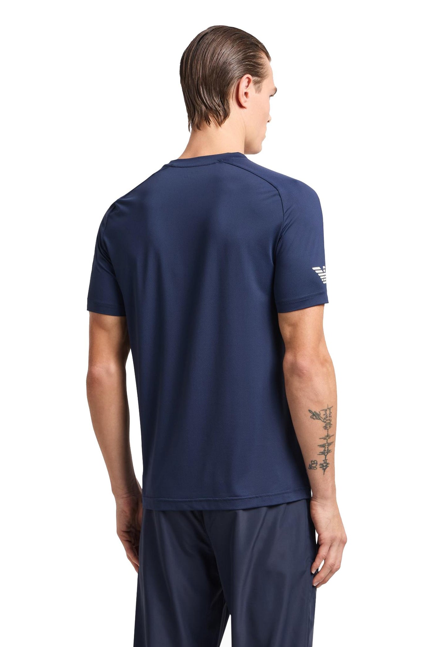 T-shirt girocollo blu tecnico sportivo Ventus7 EA7 Armani A25 8NPT22 PJEMZ 15541554 EA7 TENNIS