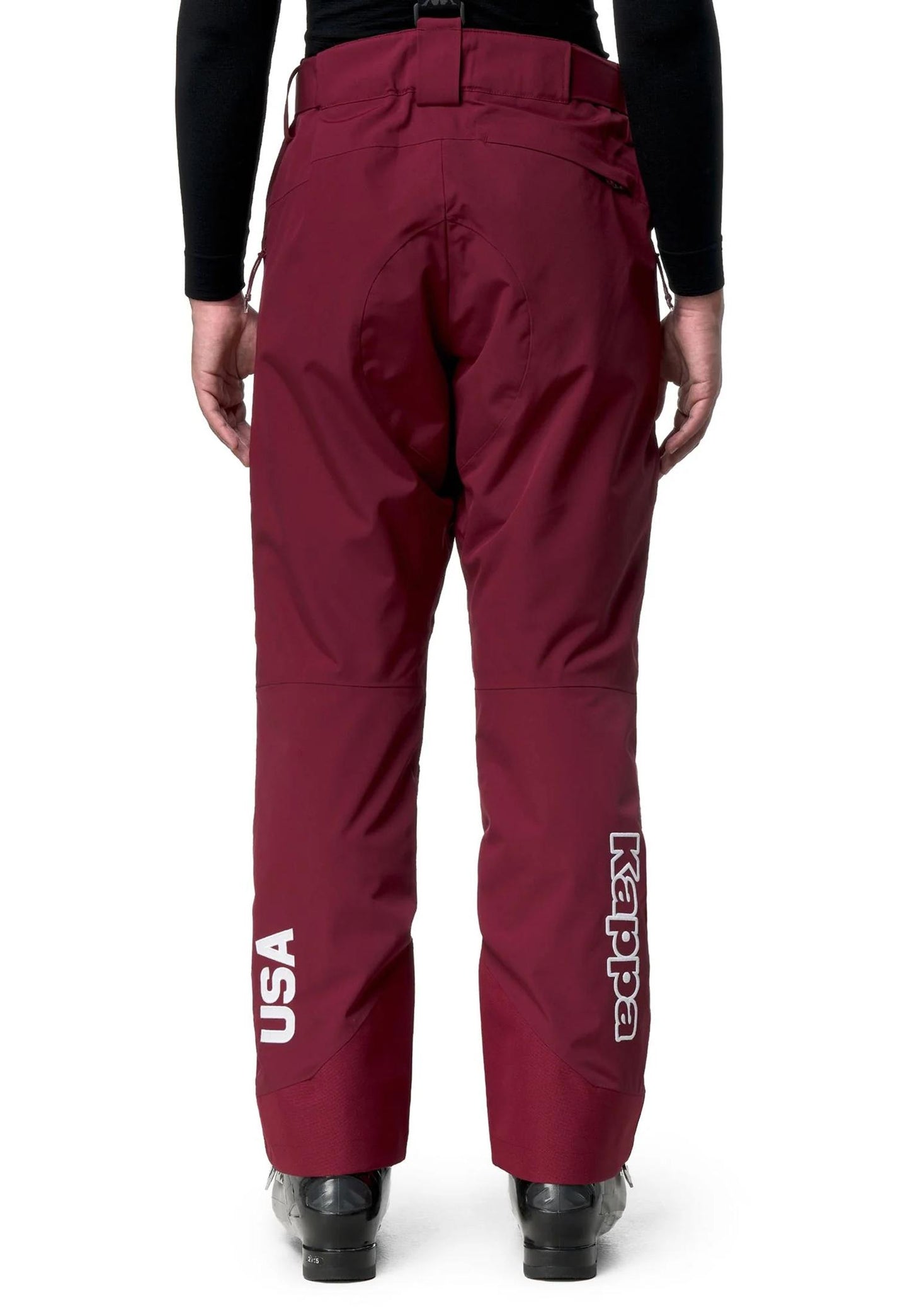 Pantaloni da sci snowboard rossi 622C US Kappa A25 321T6EW WP2WP2 KAPPA SKI