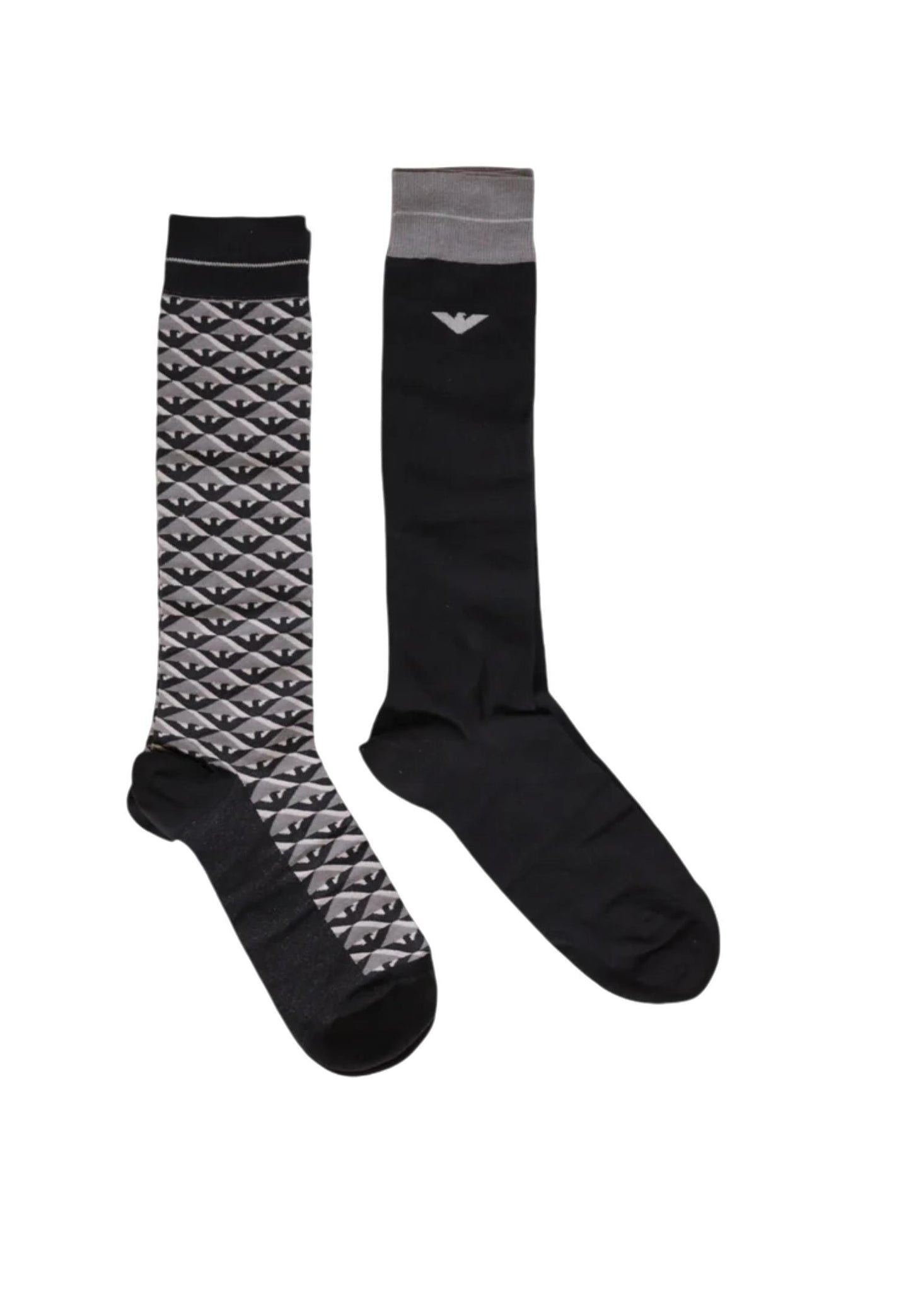 Calze 2 paia bianco e nero Emporio Armani A24