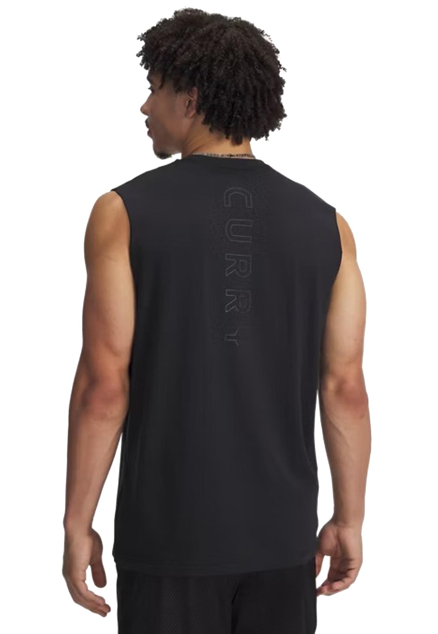 Canottiera T-shirt senza maniche nera Curry Under Armour A25 77-1390352 00010001 UNDER ARMOUR