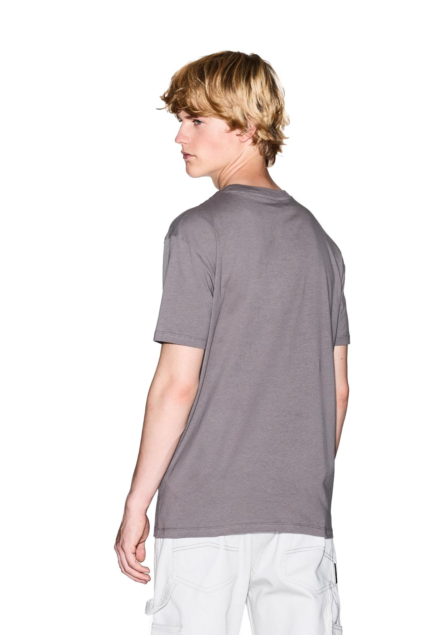 T-shirt girocollo grigio regular fit Armani Exchange A25 XM001403 AF16432 U8092U8092 ARMANI EXCHANGE