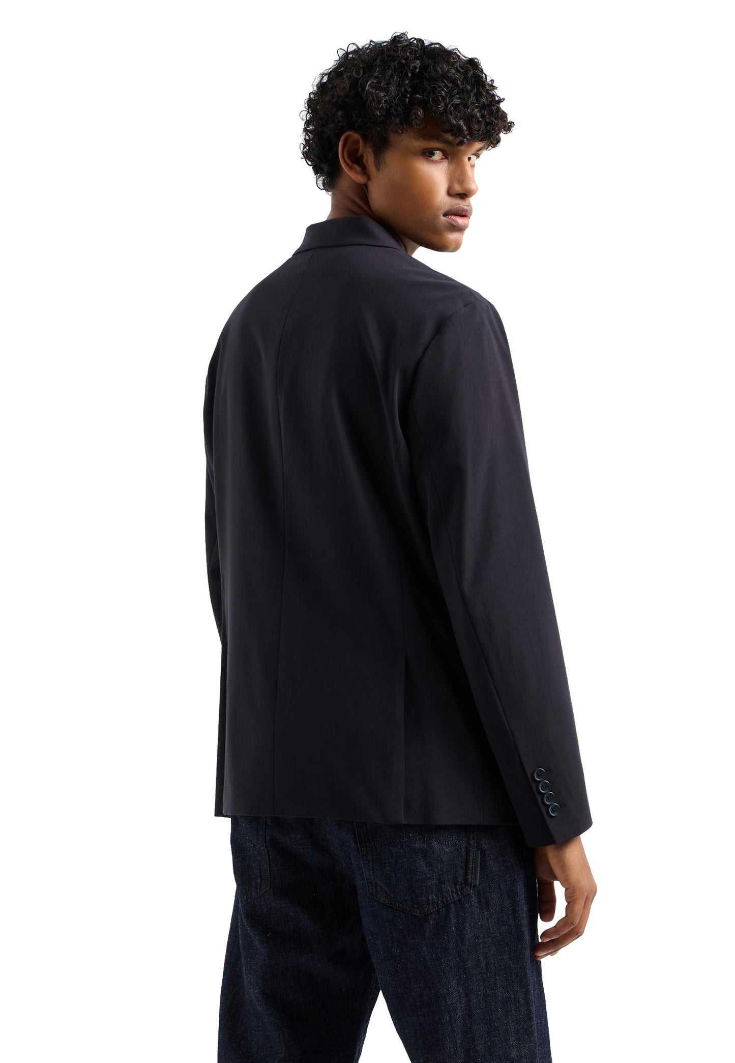 Giacca blazer blu navy monopetto Armani Exchange A25 XM000345 AF10897 UB101UB101 ARMANI EXCHANGE