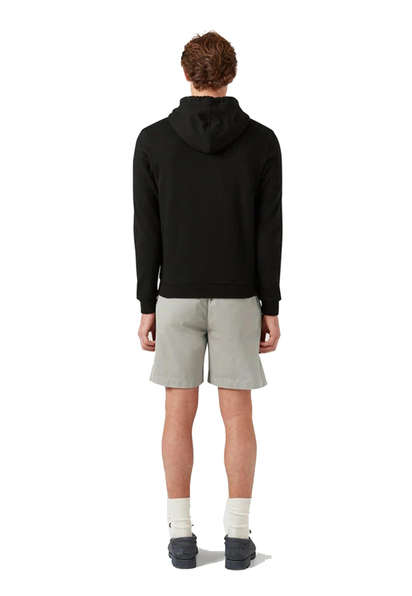 Felpa con cappuccio nera cotone Belstaff P26 100051 BlackBlack BELSTAFF