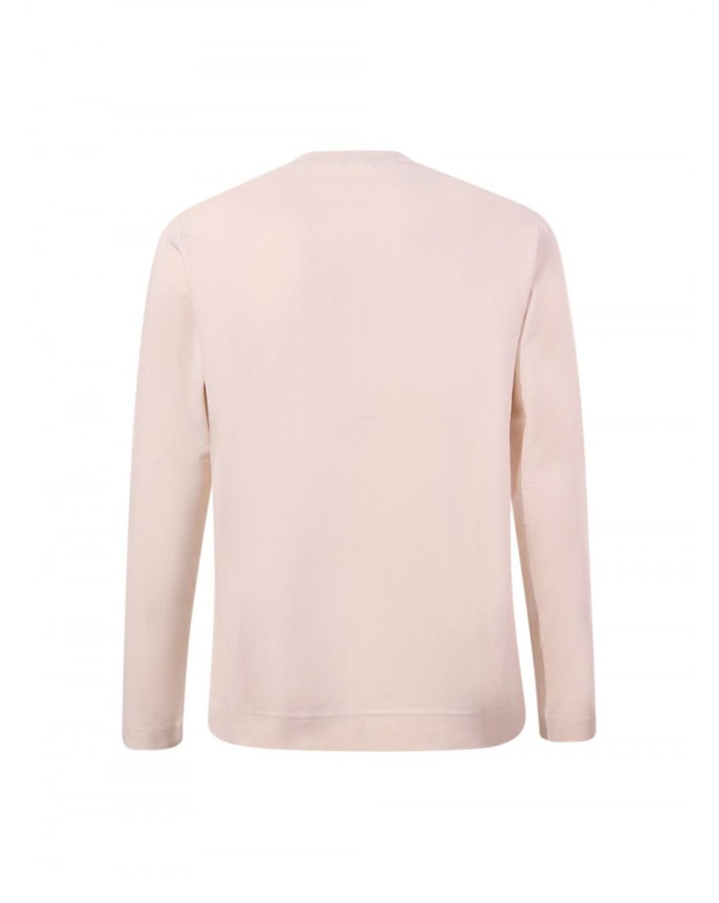 T-shirt girocollo a maniche lunghe tinta unita bianco ottico Circolo 1901 A24