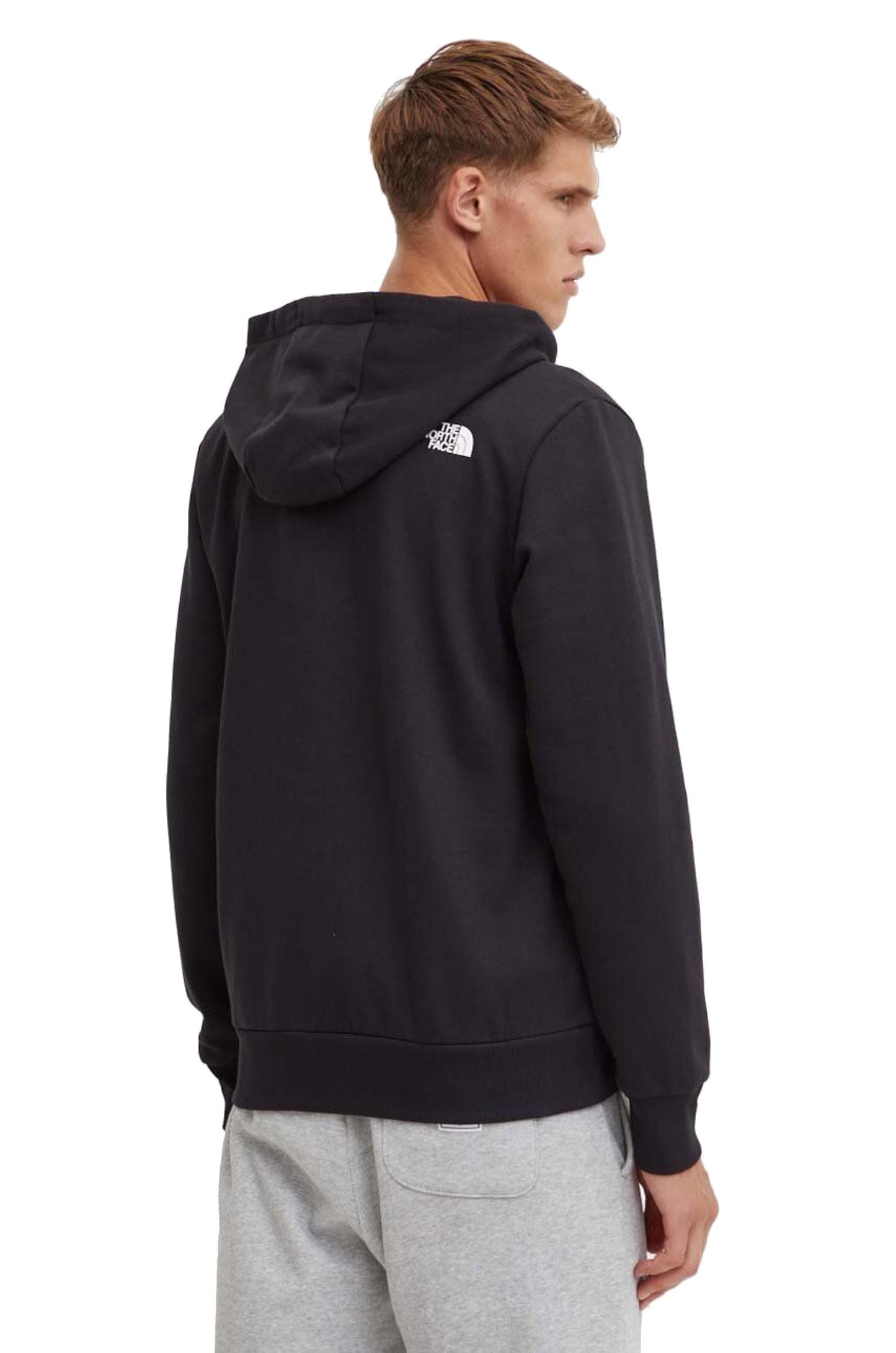 Felpa con cappuccio e cerniera nera Simple Dome The North Face A25 NF0A89FDJK31 NFJK3NFJK3 THE NORTH FACE