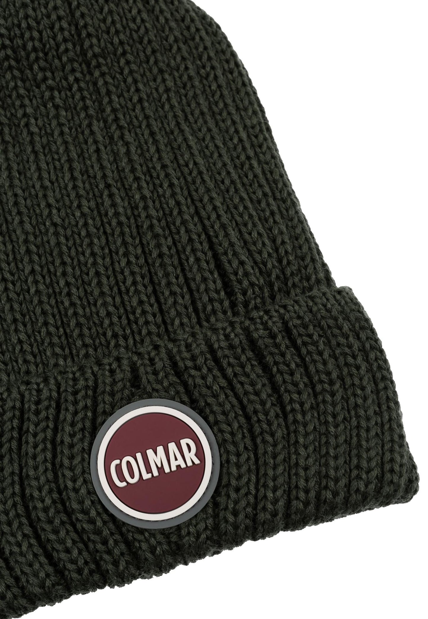 Berretto a coste con risvolto unisex verde Colmar A25 5096N 2YB498 COLMAR ORIGINALS