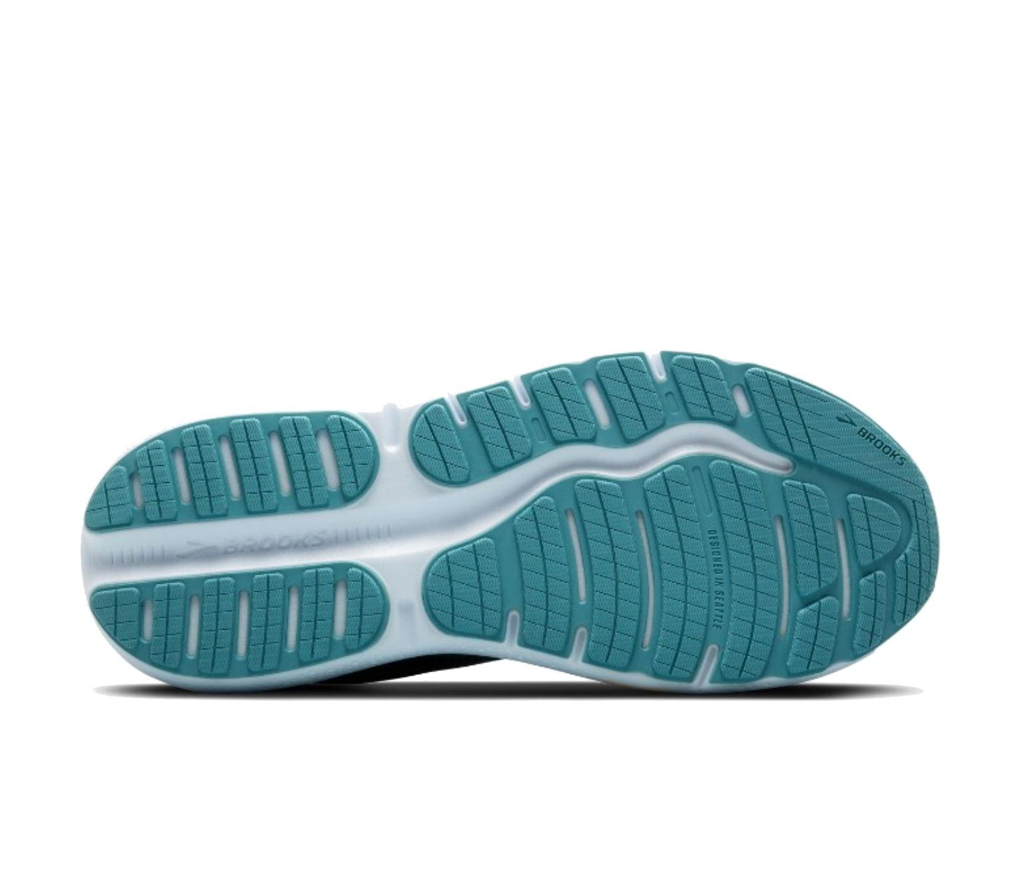 Sneakers sportive azzurre/arancioni/bianche Brooks Ghost Max 2 A24