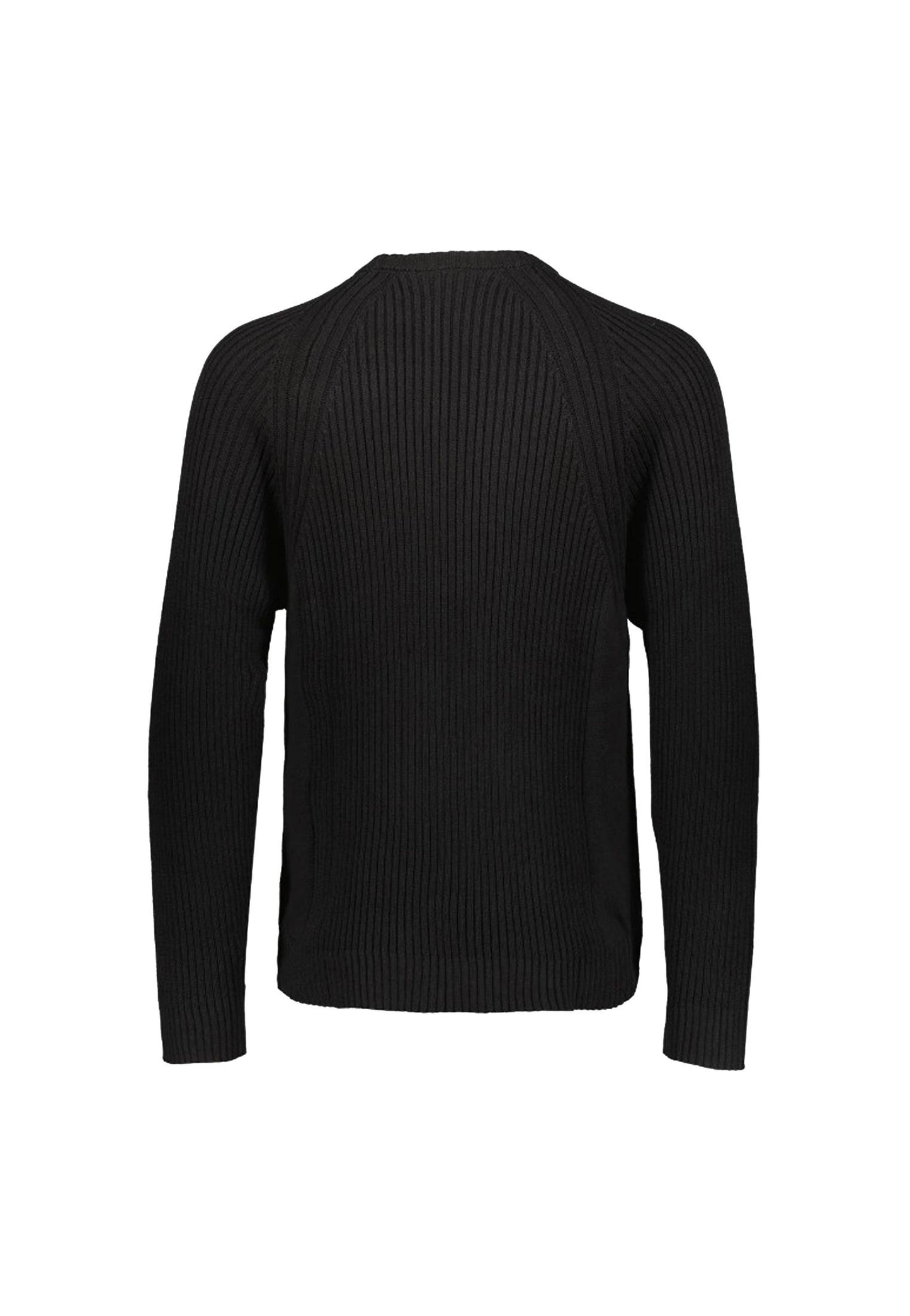 Maglione girocollo cotone trama nero Bear A25 BM501W25 5050 BEAR