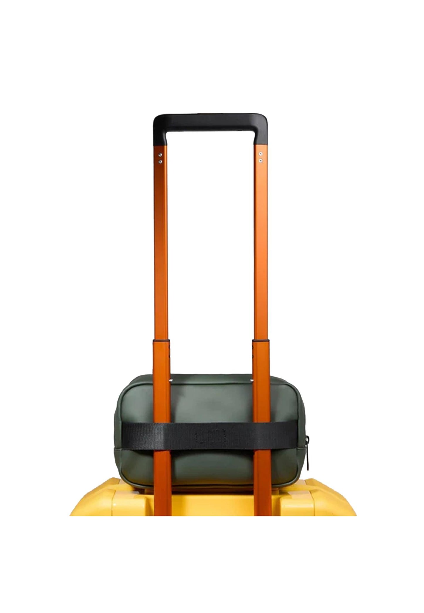 Beauty case verde in tessuto gommato resistente all'acqua a due scomparti Piquadro A25 BY6380C2OW VEVE PIQUADRO