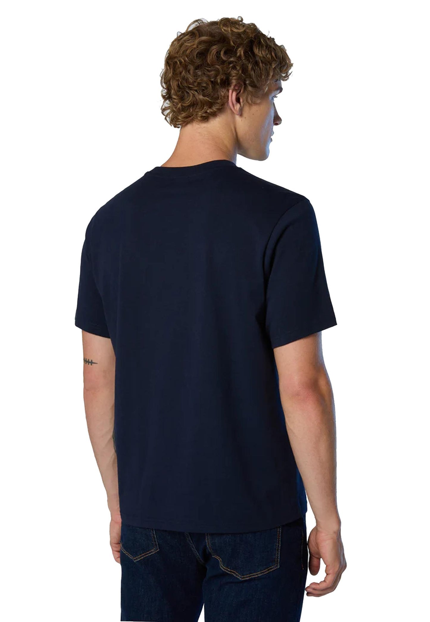 T-shirt girocollo blu cotone North Sails P26 692990 08020802 NORTH SAILS