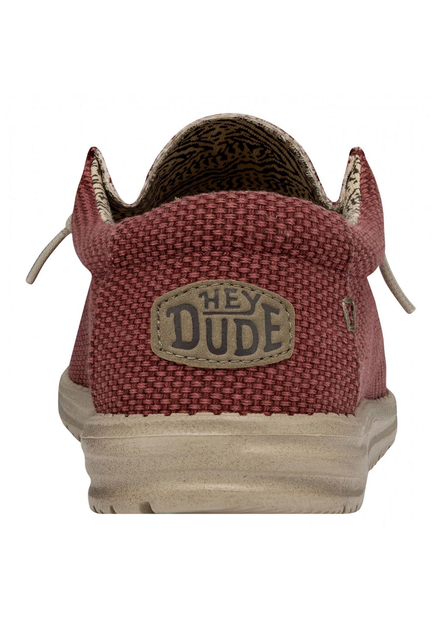 Scarpa leggera rossa Wally braided Dude P25 HD.40003 6VP DUDE