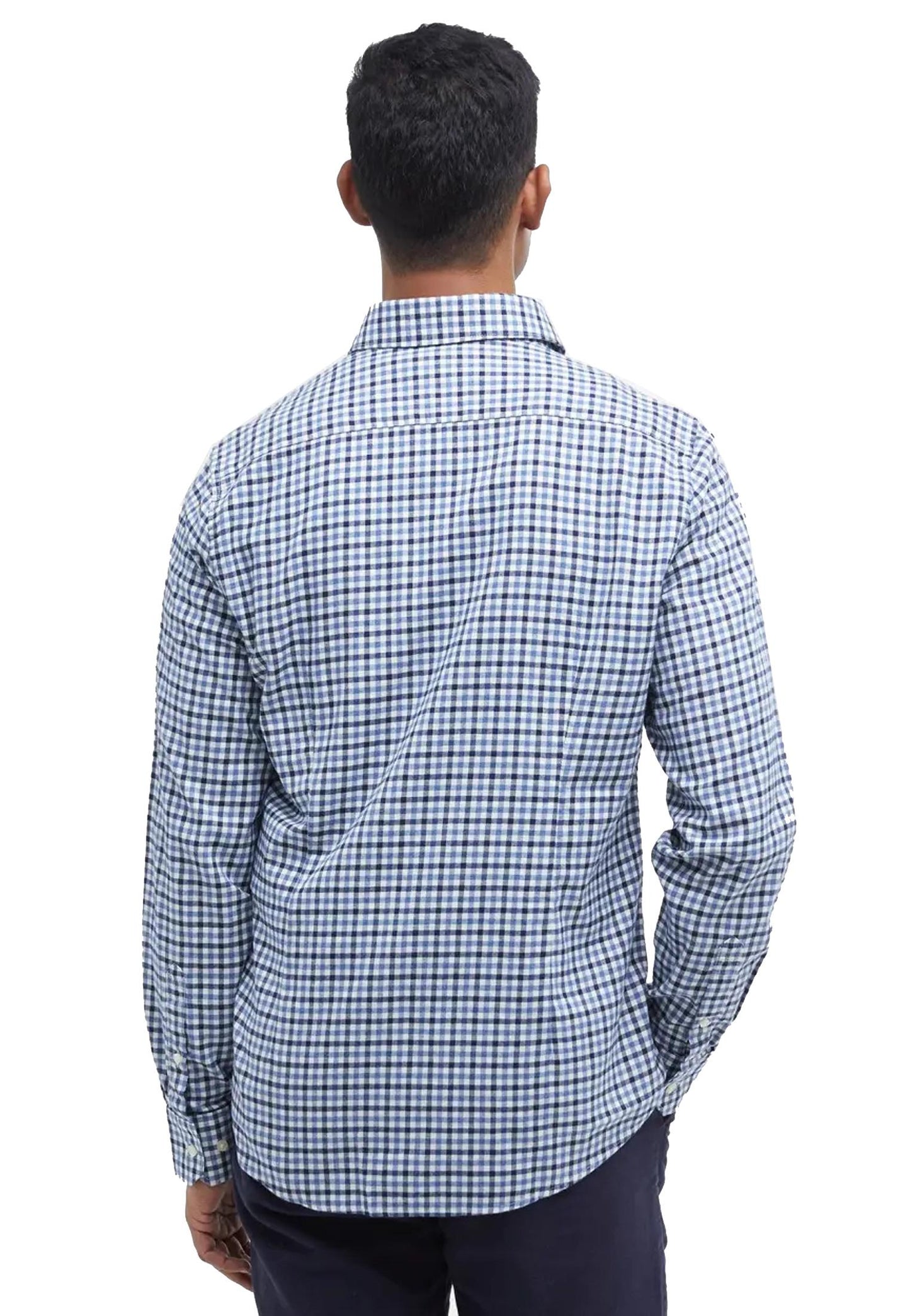 Camicia quadrati blu Finkle Barbour A25 252MMSH5242 NY91NY91 BARBOUR