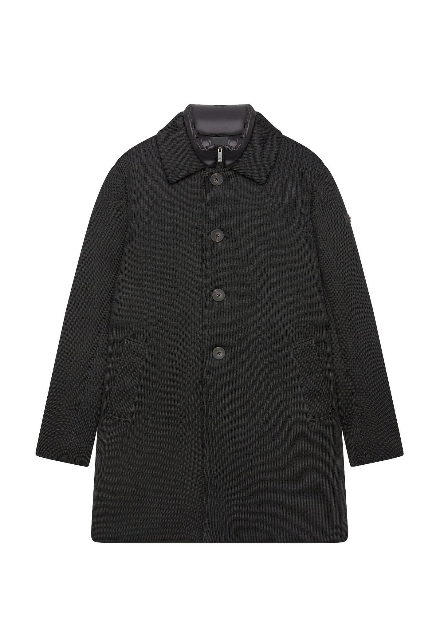 Cappotto nero Coat Unity A25 JA-COAT-AW25 BKBK UNITY